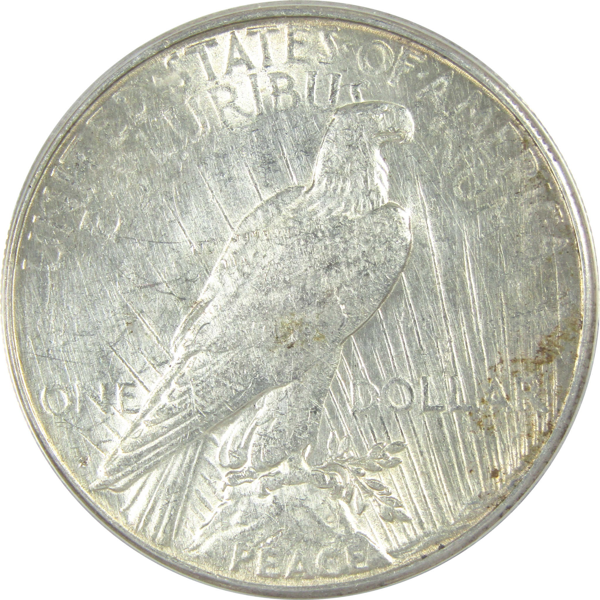 1923 S Peace Dollar AU 50 Details ANACS Silver $1 Coin SKU:I16241