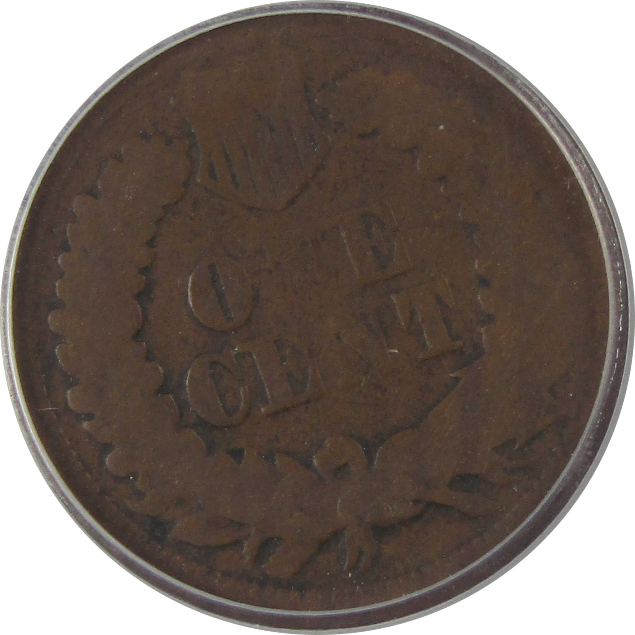 1866 Indian Head Cent AG 3 ANACS Penny 1c Coin SKU:CP174