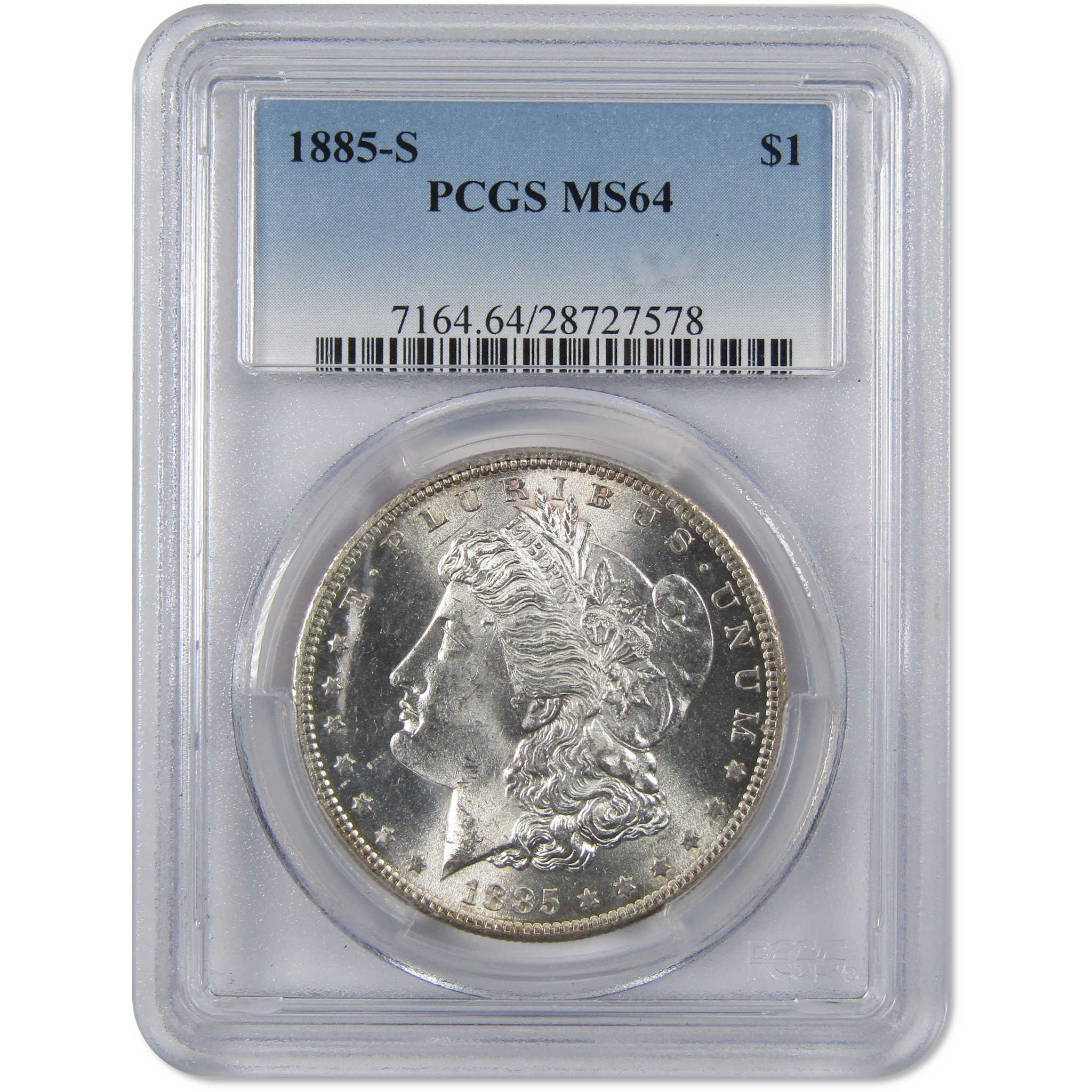 1885 S Morgan Dollar MS 64 PCGS 90% Silver $1 Coin SKU:I9736 - Morgan coin - Morgan silver dollar - Morgan silver dollar for sale - Profile Coins &amp; Collectibles