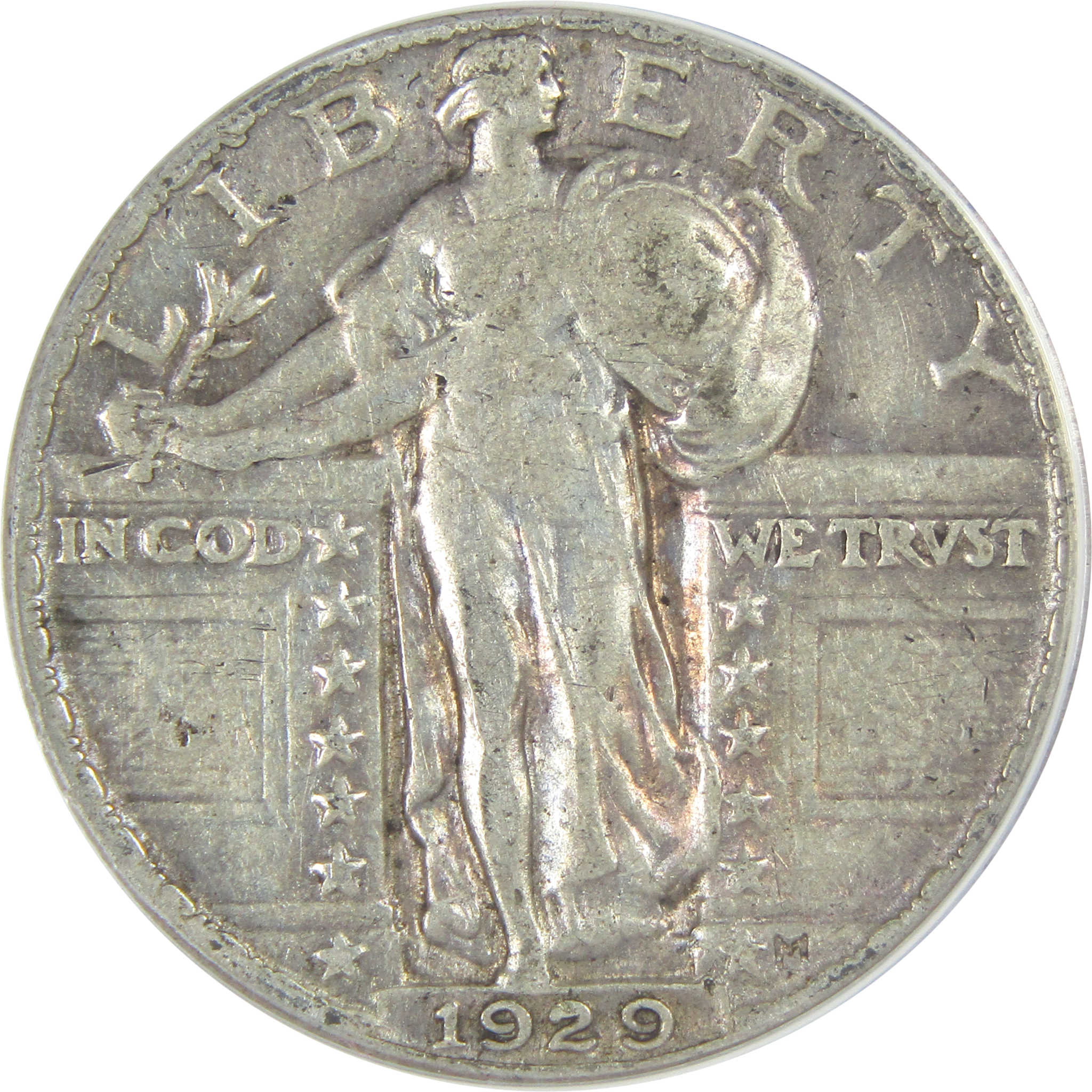 1929 Standing Liberty Quarter VF 20 ANACS Silver 25c Coin SKU:I16318