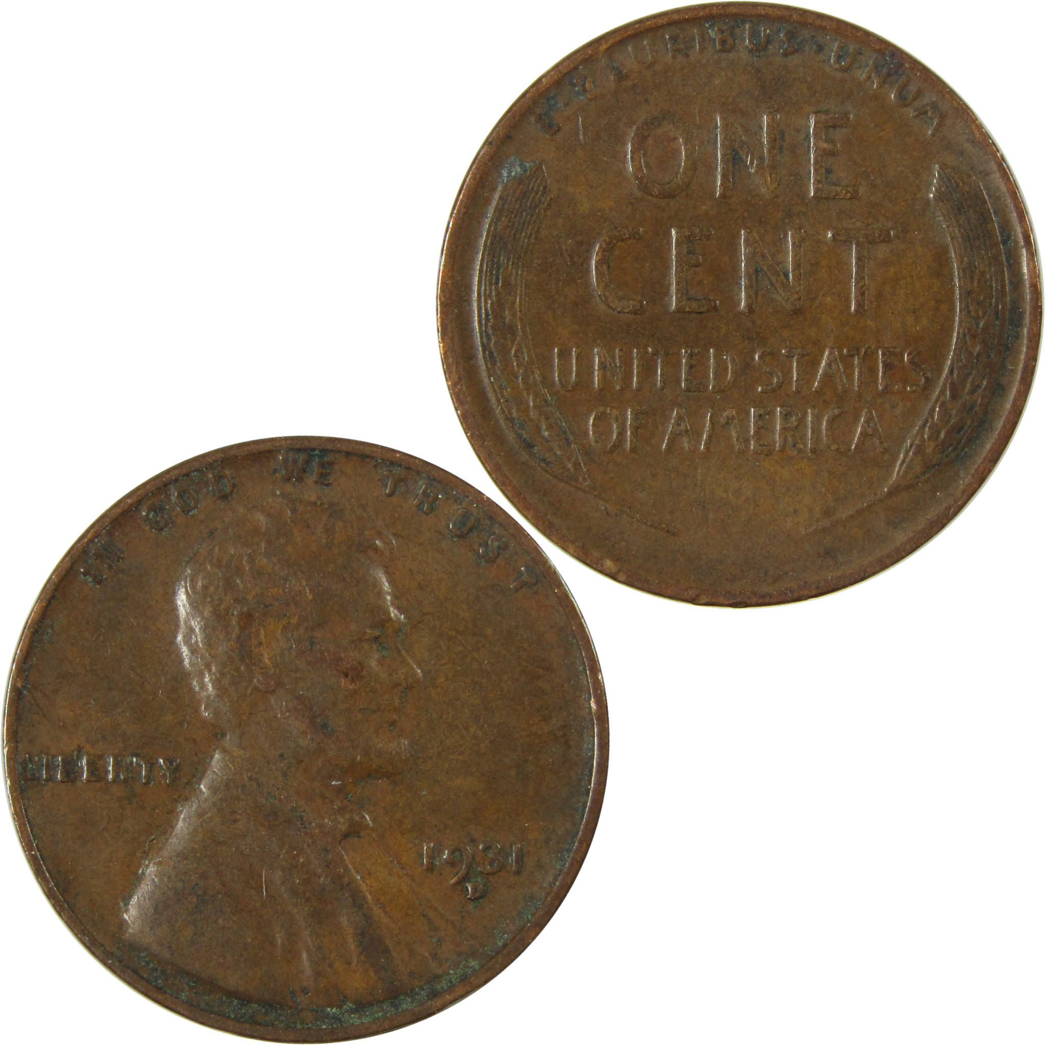 1931 D Lincoln Wheat Cent VF Very Fine Penny 1c Coin SKU:I27313