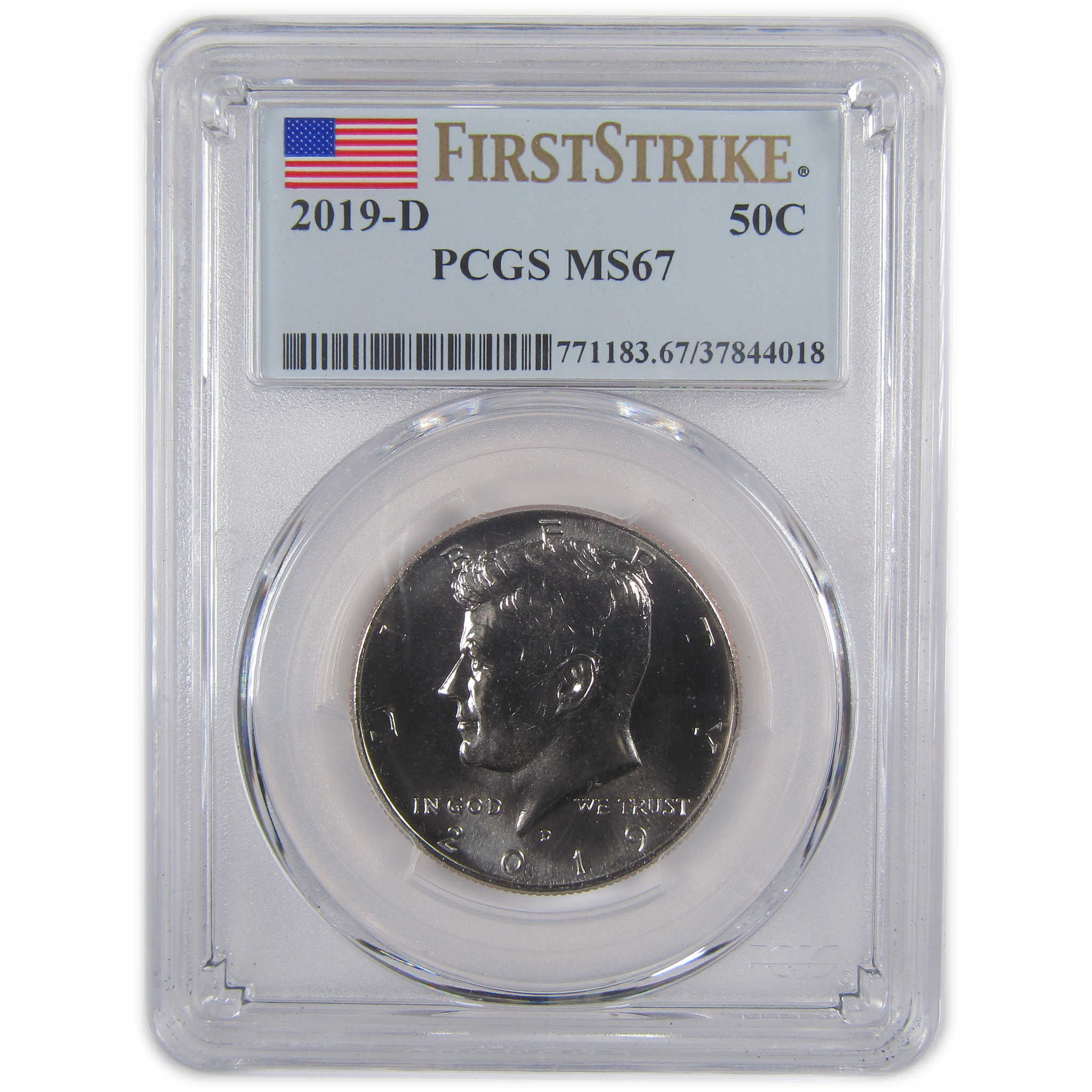 2019 D Kennedy Half Dollar MS 67 PCGS Clad First Strike SKU:CPC9766