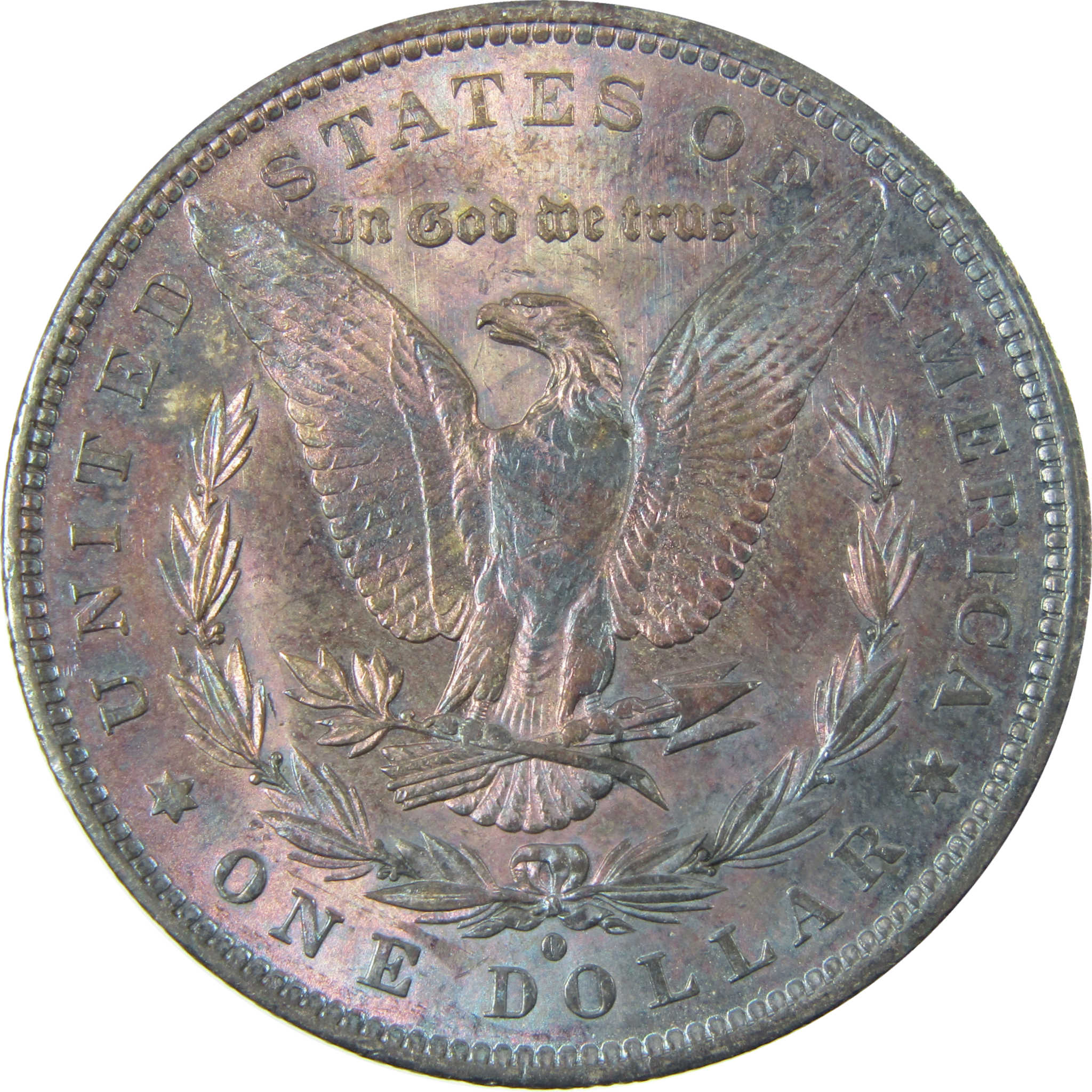 1884 O Morgan Silver Dollar AU About Uncirculated Toned SKU:CP1636
