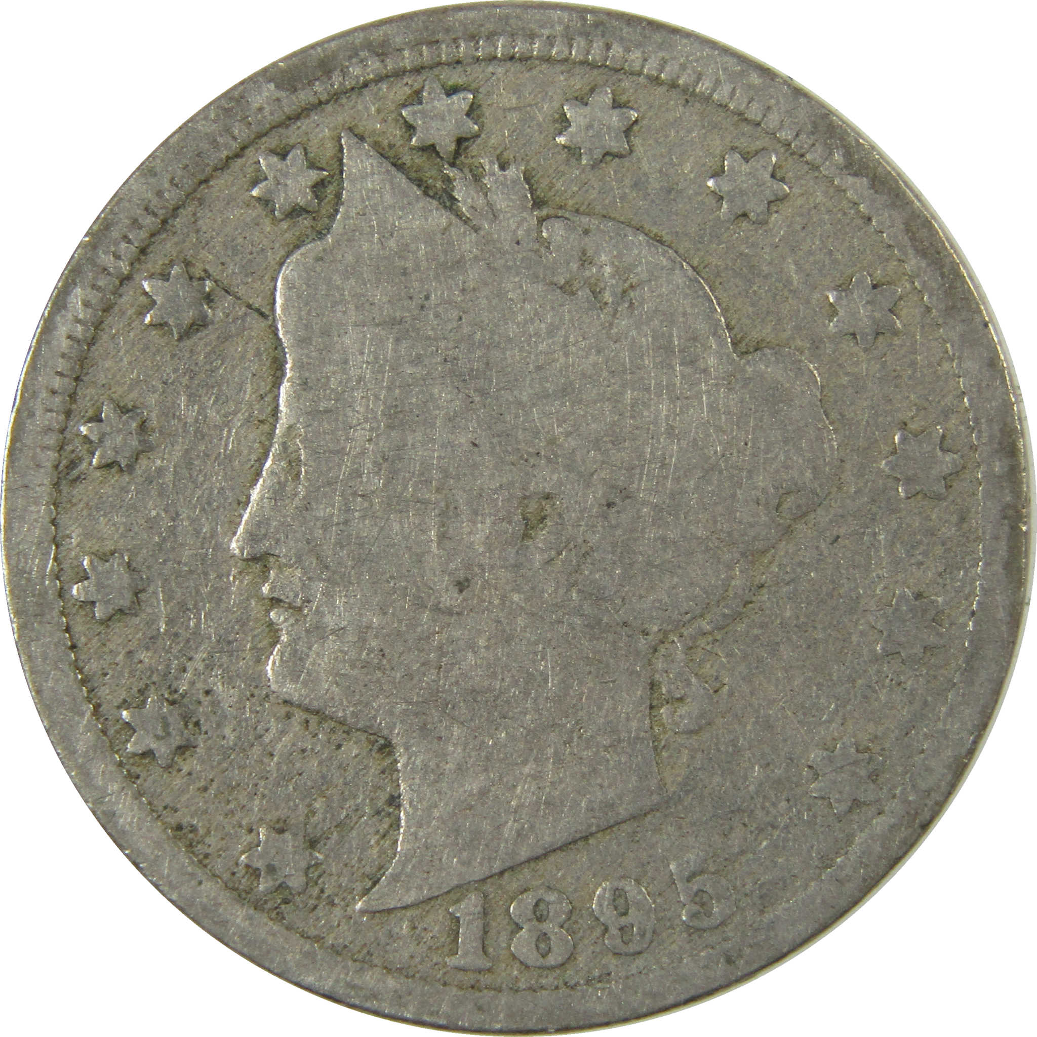1895 Liberty Head V Nickel G Good 5c Coin SKU:I27209