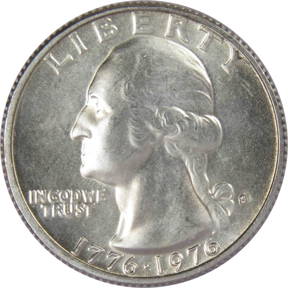 1976 S Washington Bicentennial Quarter BU Uncirculated 40% Silver 25c US Coin