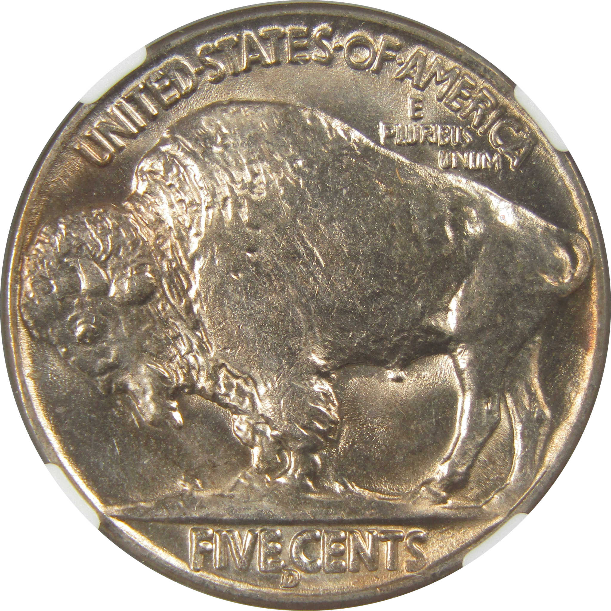 1938 D Indian Head Buffalo Nickel MS 66 NGC Bag Fragment SKU:I20544