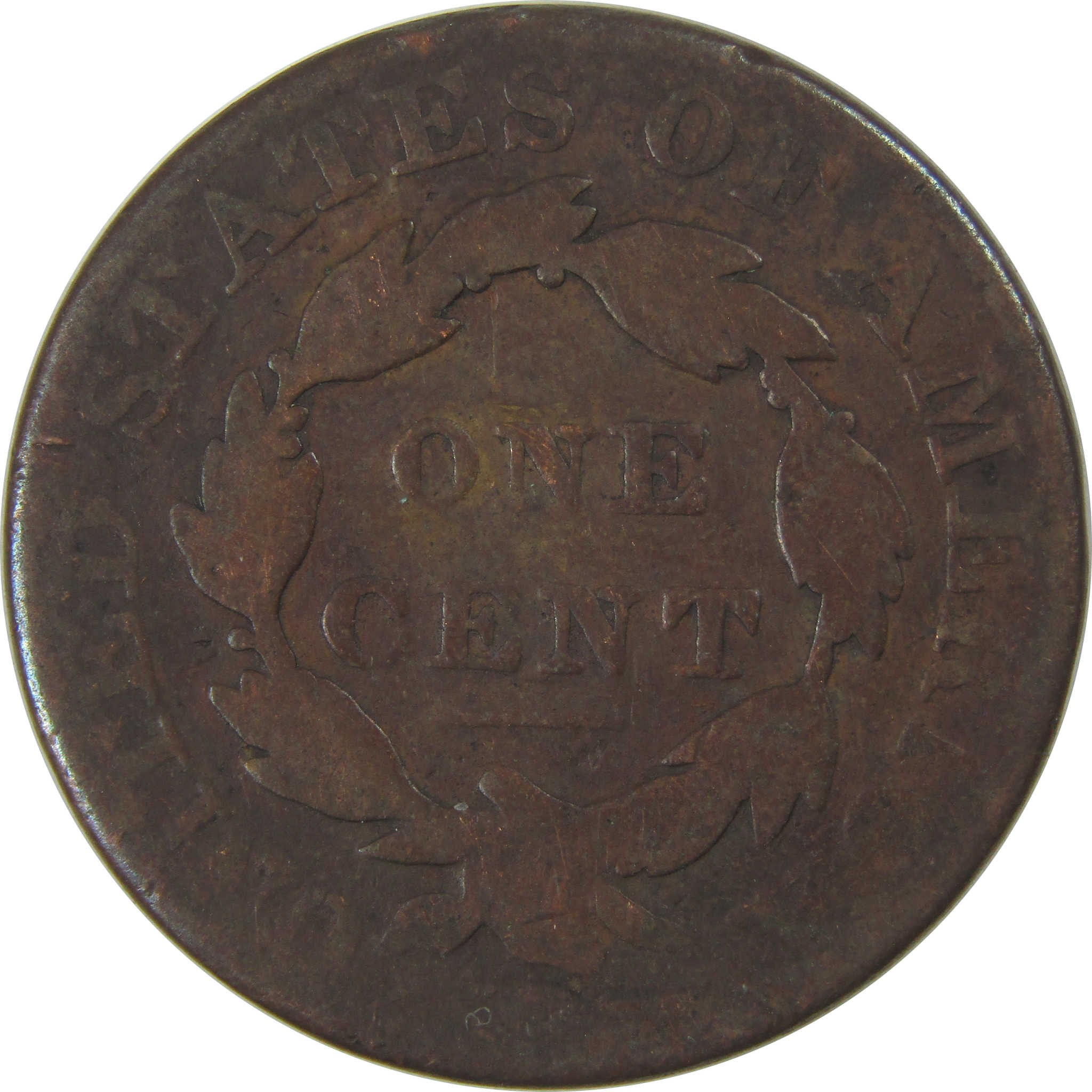 1827 Coronet Head Large Cent AG About Good Copper Penny SKU:I23839