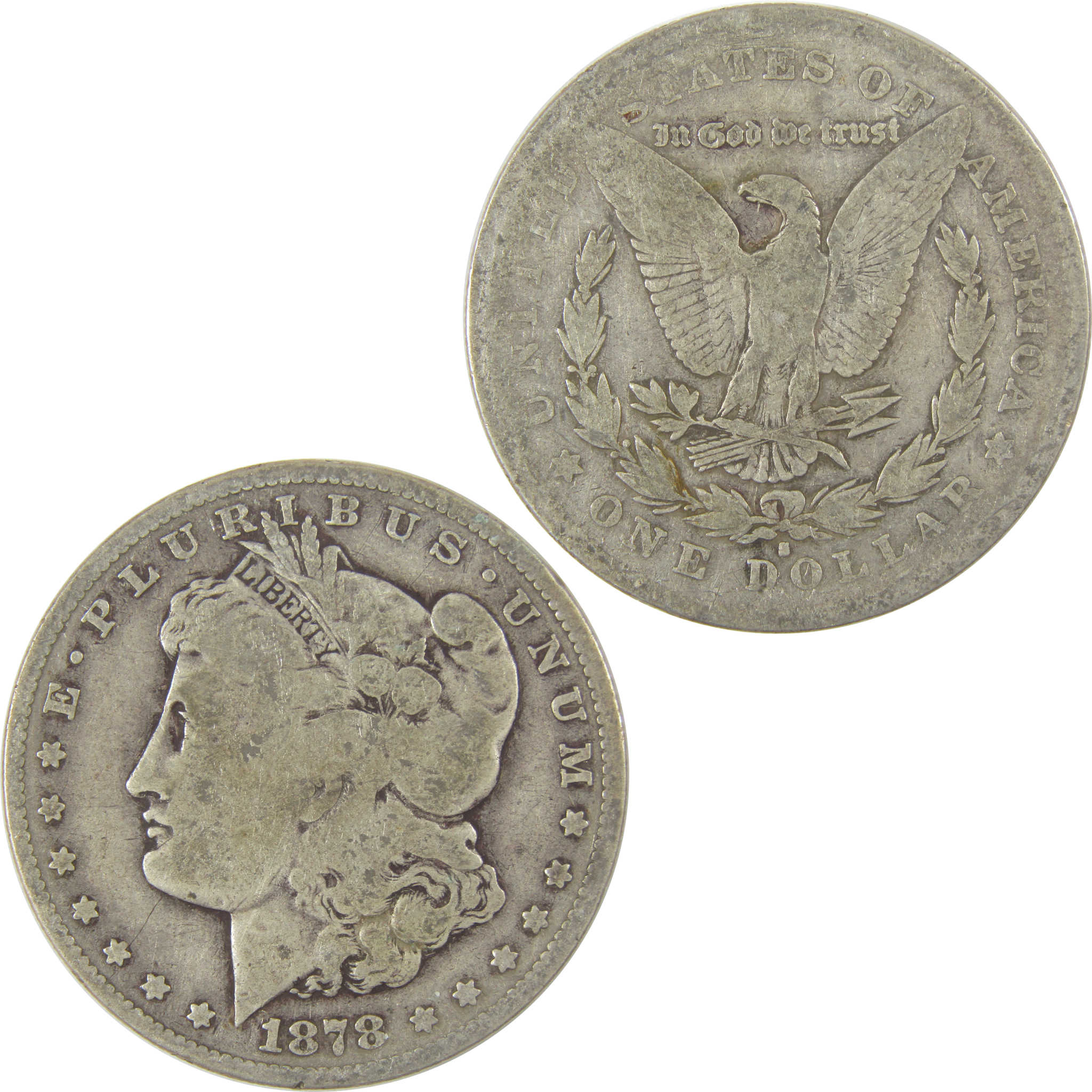 1878 S Morgan Dollar G Good Silver $1 Coin SKU:I19762 - Morgan coin - Morgan silver dollar - Morgan silver dollar for sale - Profile Coins &amp; Collectibles