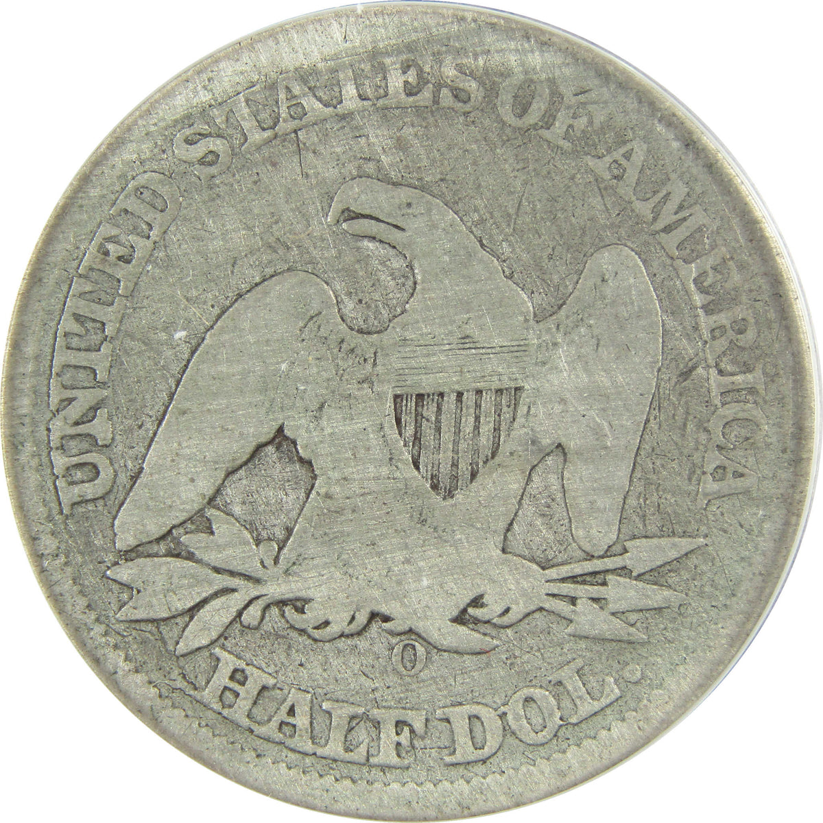 1854 O Seated Liberty Silver Half Dollar G 4 Details ANACS SKU:I28551