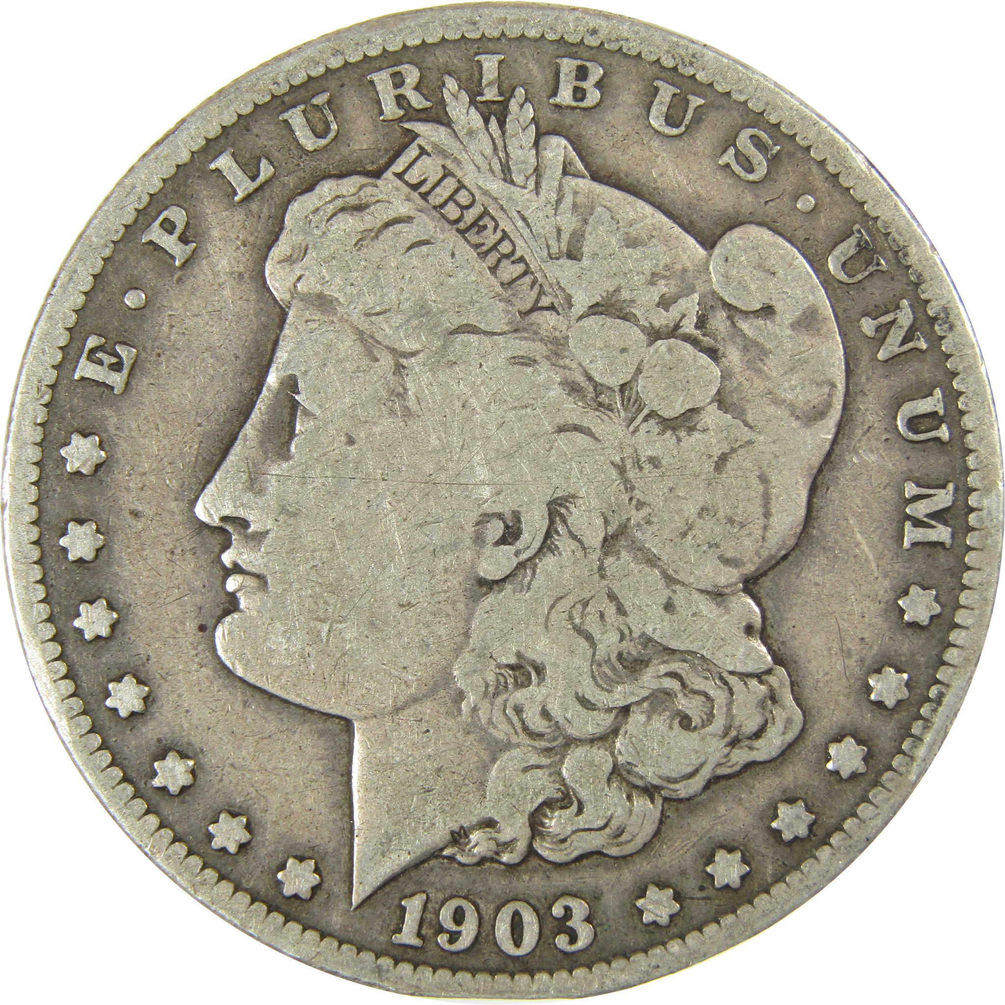 1903 S Morgan Silver Dollar VG Very Good Details $1 Coin SKU:I27461