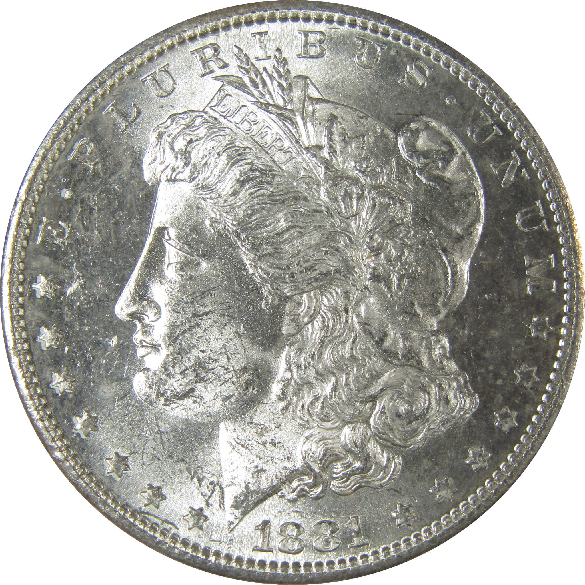 1881 S Morgan Dollar Uncirculated Silver $1 Coin SKU:CPC8955 - Morgan coin - Morgan silver dollar - Morgan silver dollar for sale - Profile Coins &amp; Collectibles