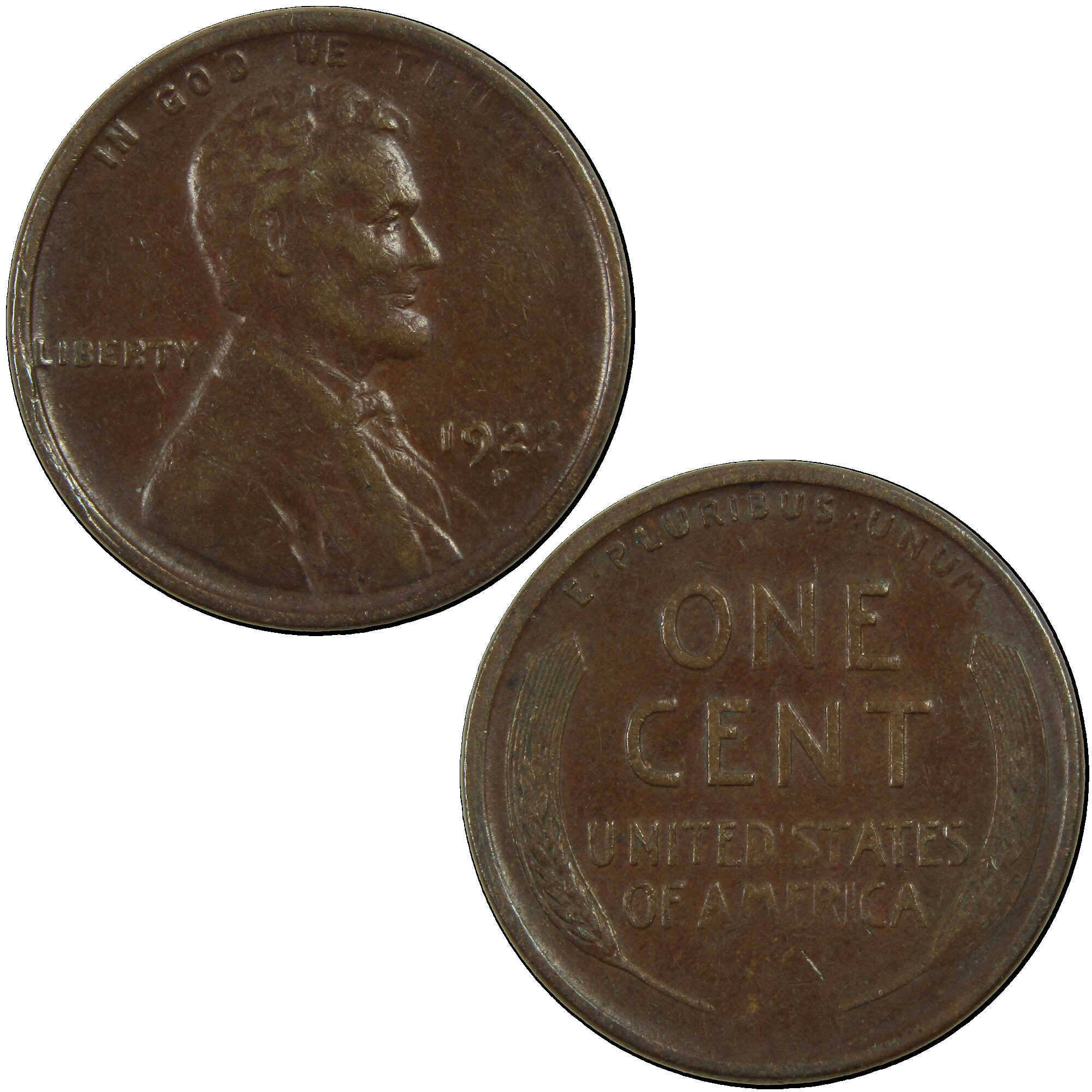 1922 D Lincoln Wheat Cent VF Very Fine Penny 1c Coin SKU:I12963