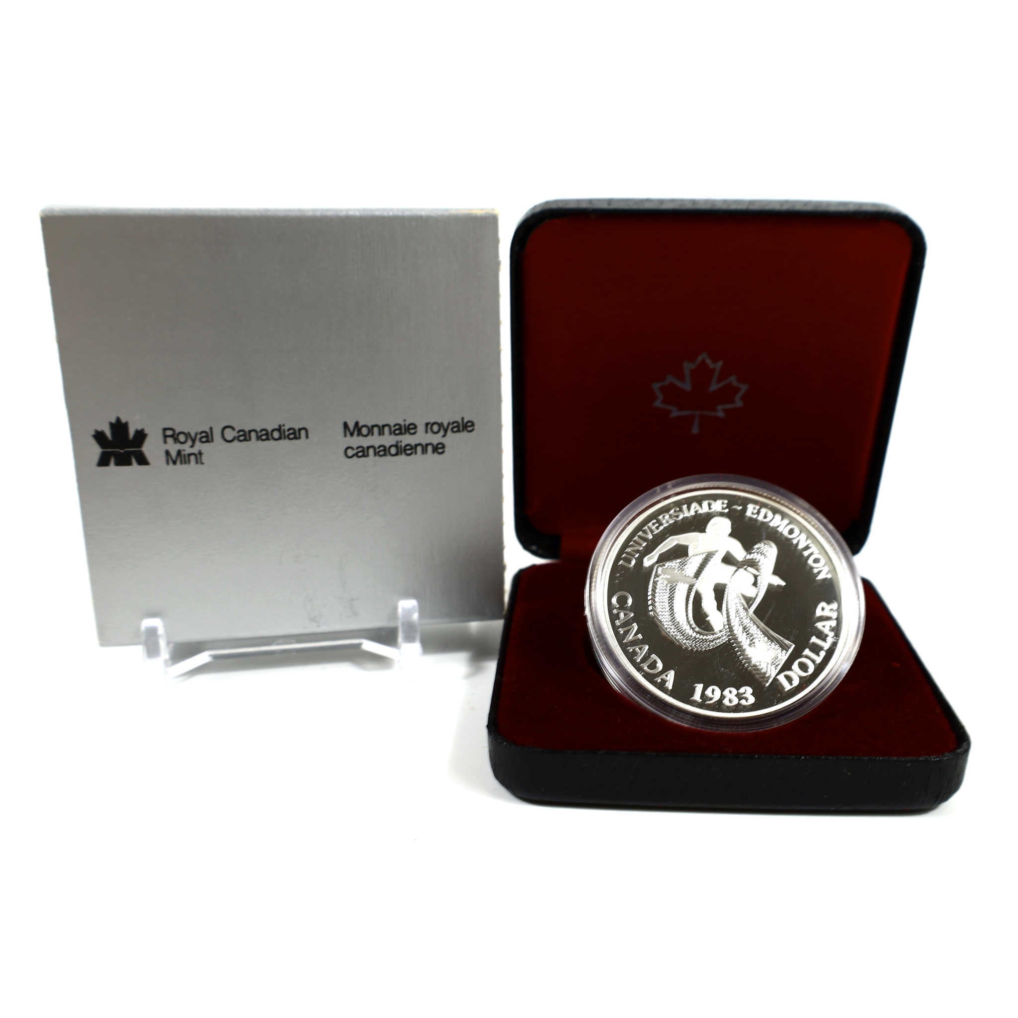 1983 Canadian World University Games Silver $1 Proof SKU:CPC7797