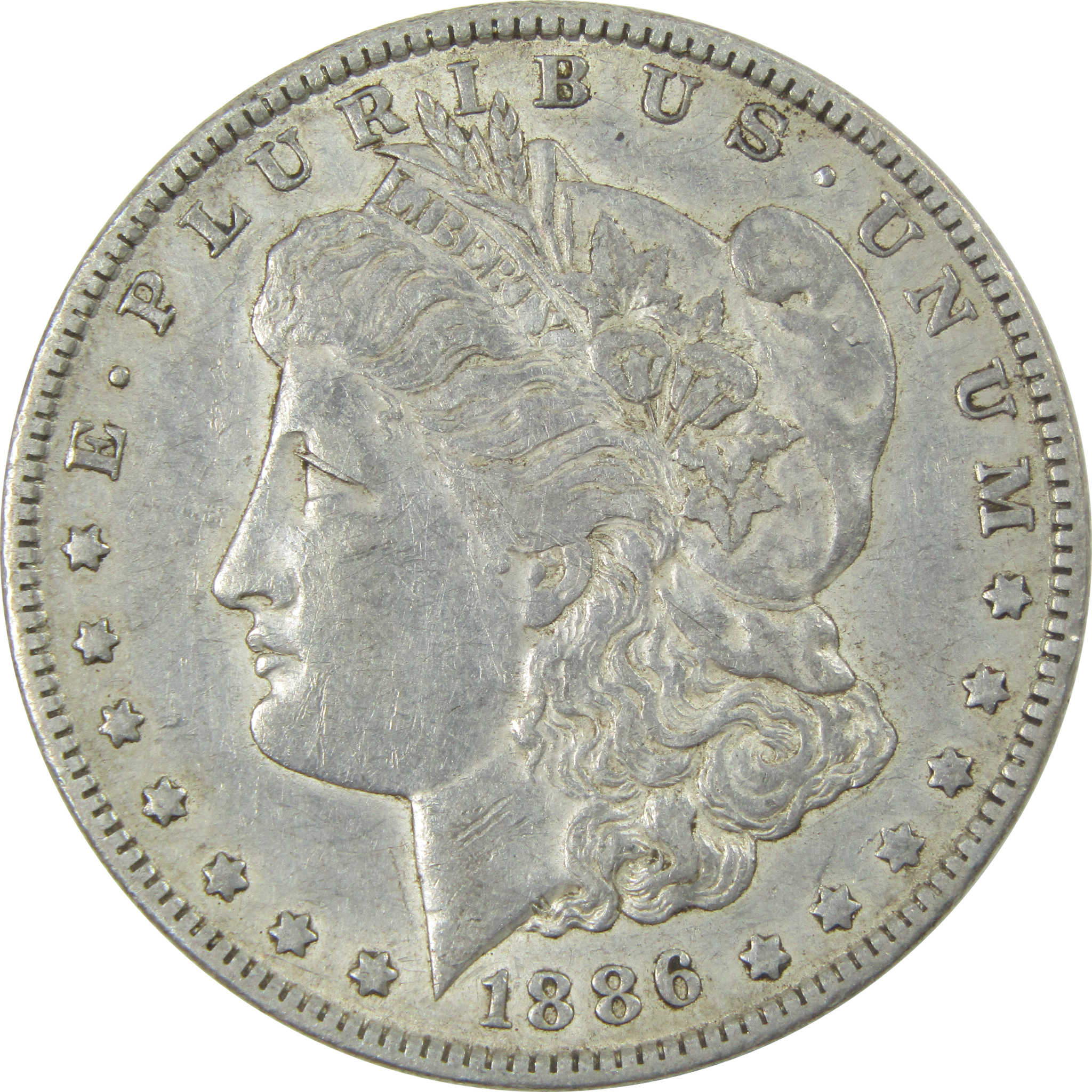 1886 O Morgan Dollar XF EF Extremely Fine Silver $1 Coin SKU:I13907 - Morgan coin - Morgan silver dollar - Morgan silver dollar for sale - Profile Coins &amp; Collectibles