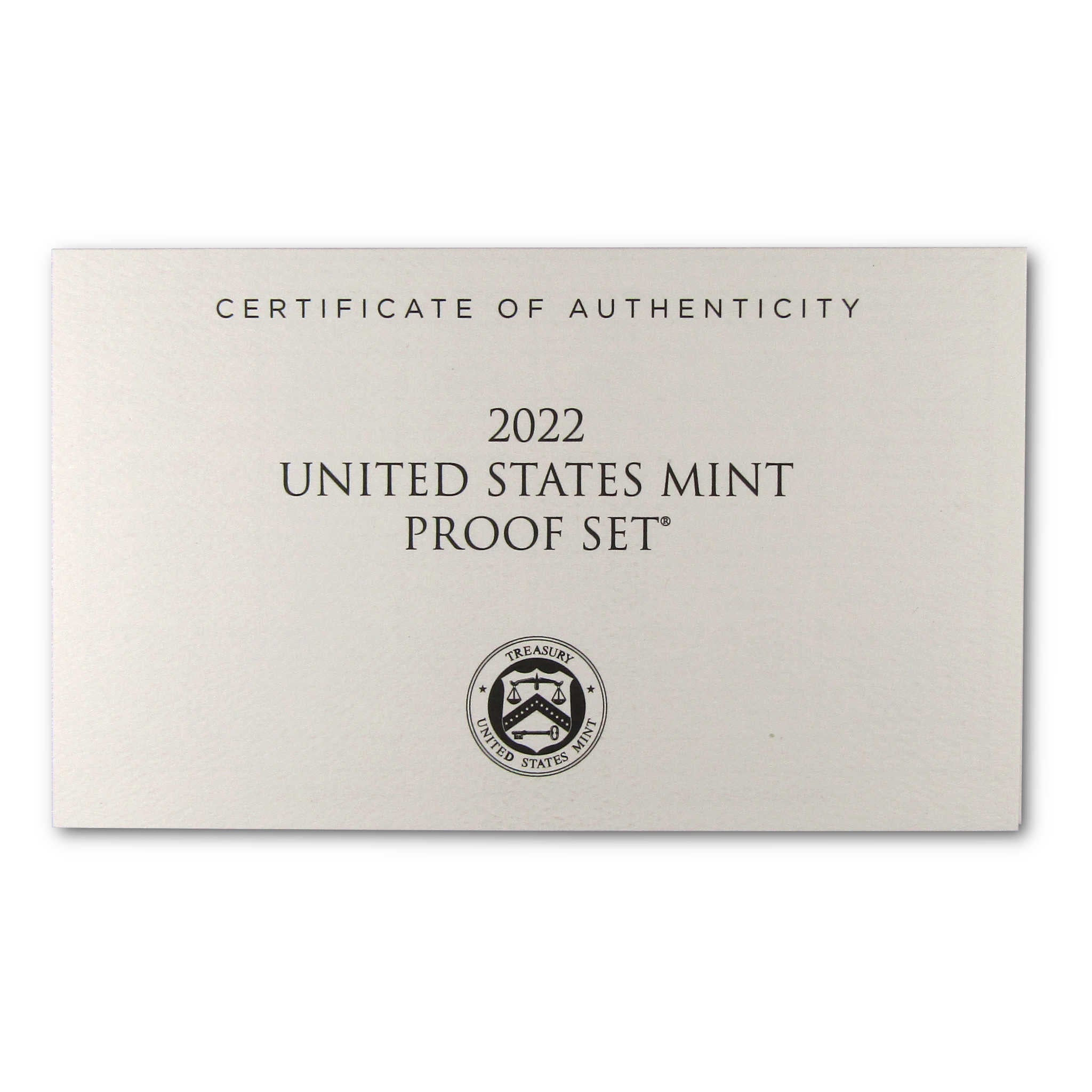 2022 Clad Proof Set U.S. Mint Original Government Packaging OGP COA