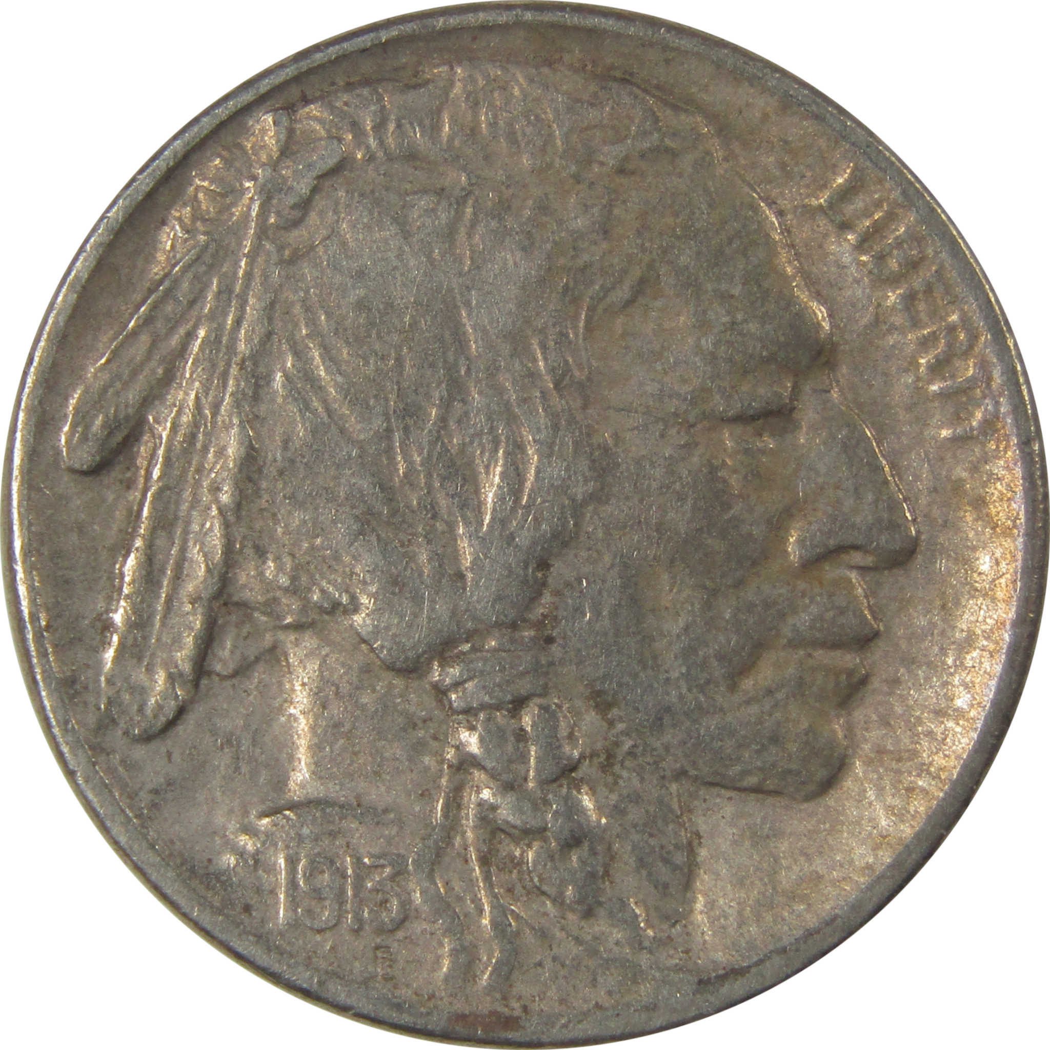 1913 S Type 1 Buffalo Nickel XF EF Extremely Fine Details SKU:I22854