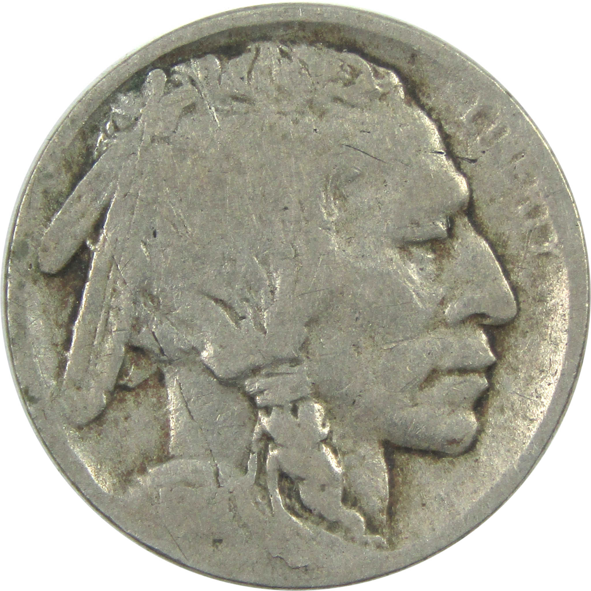 1914 D Indian Head Buffalo Nickel AG About Good 5c Coin SKU:I15316