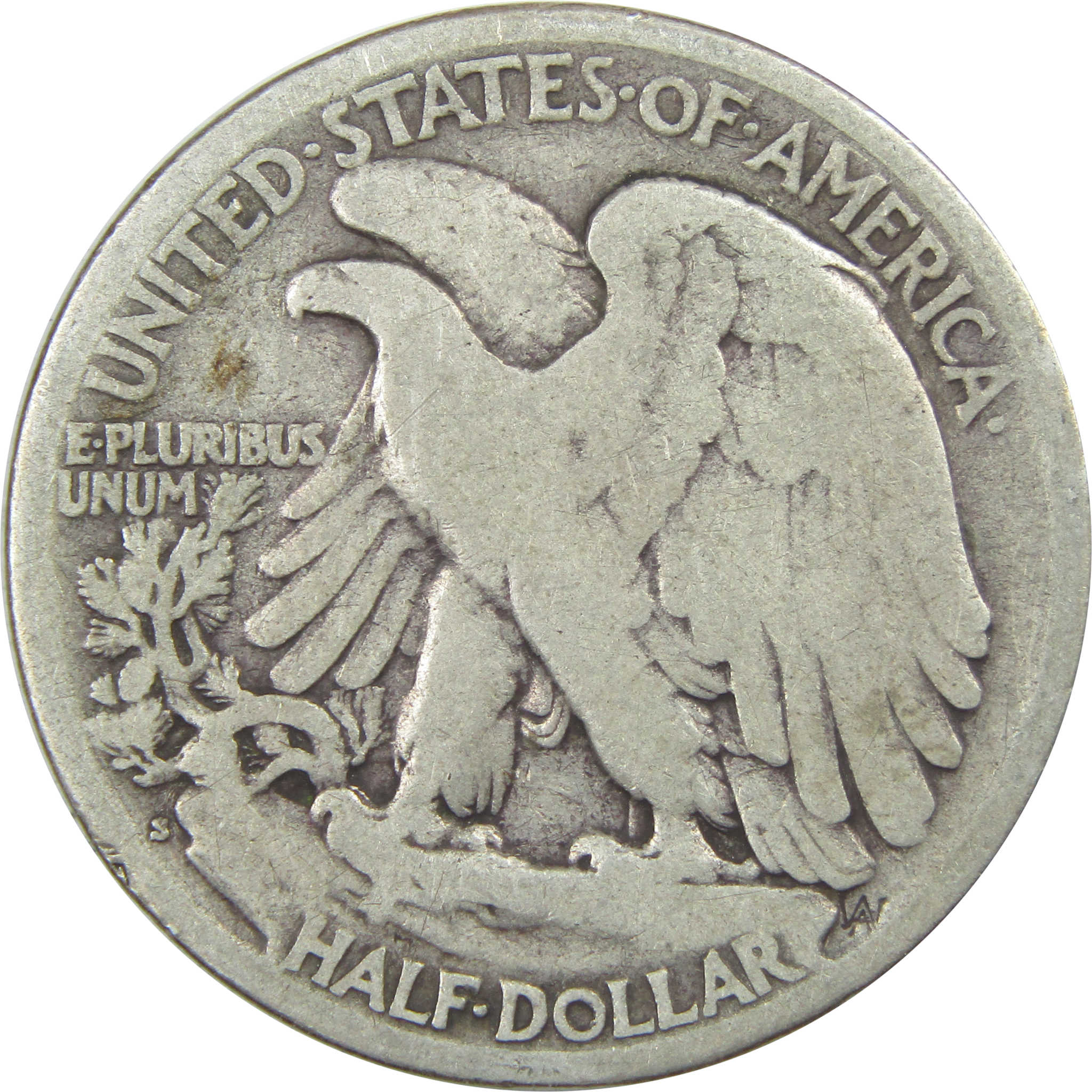 1917 S Reverse Liberty Walking Half Dollar VG Very Good SKU:I15260