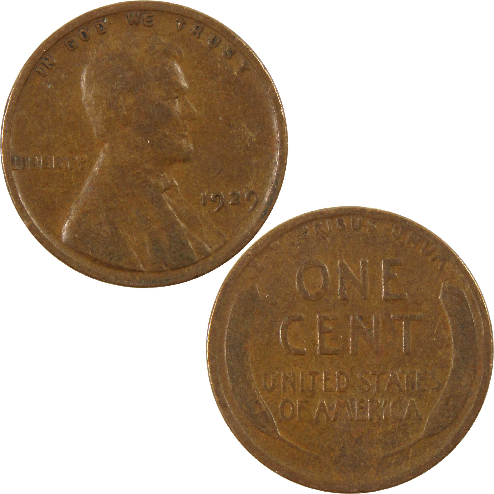 1929 Lincoln Wheat Cent G Good Penny 1c Coin