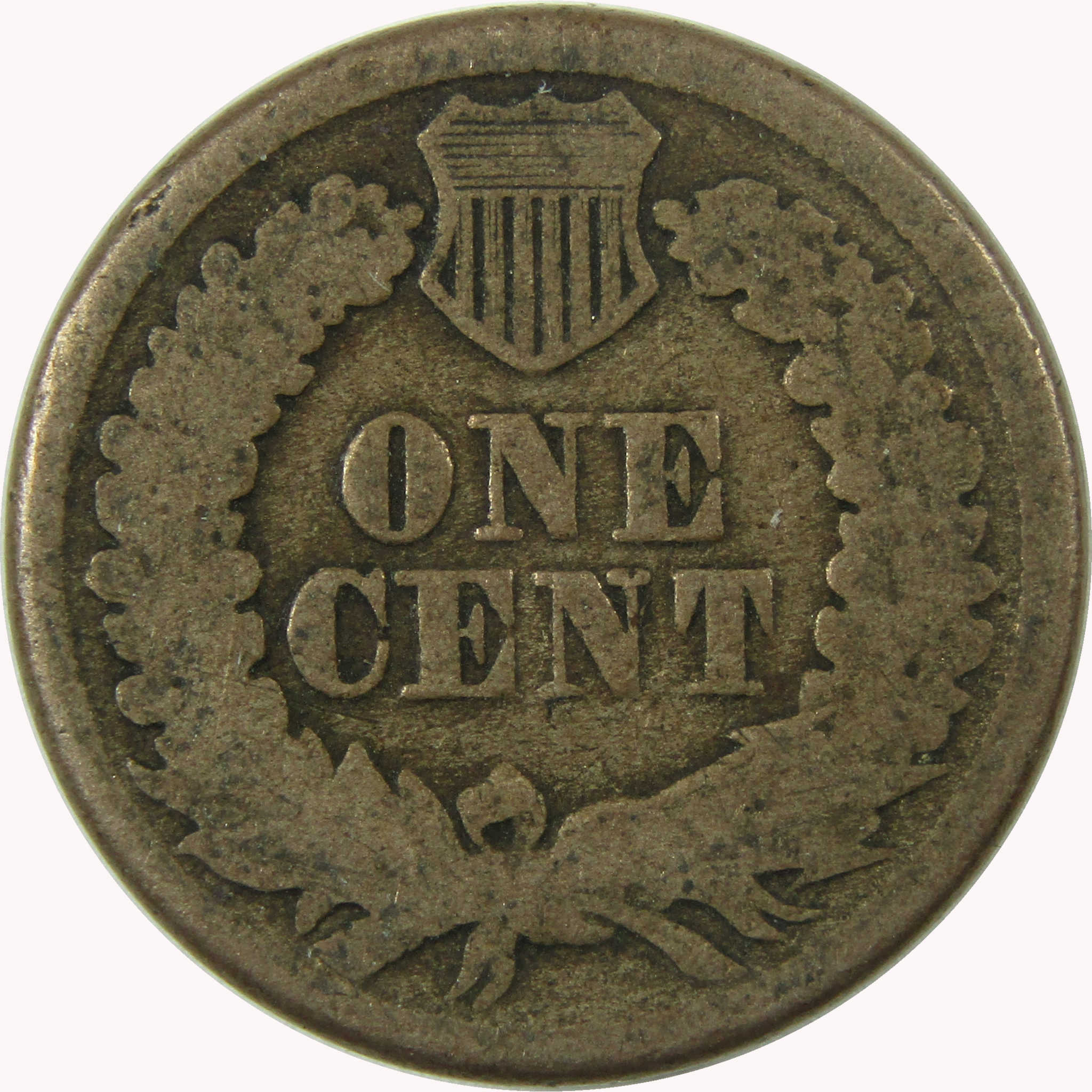 1860 Indian Head Cent G Good Penny 1c Coin Collectible SKU:CP1246