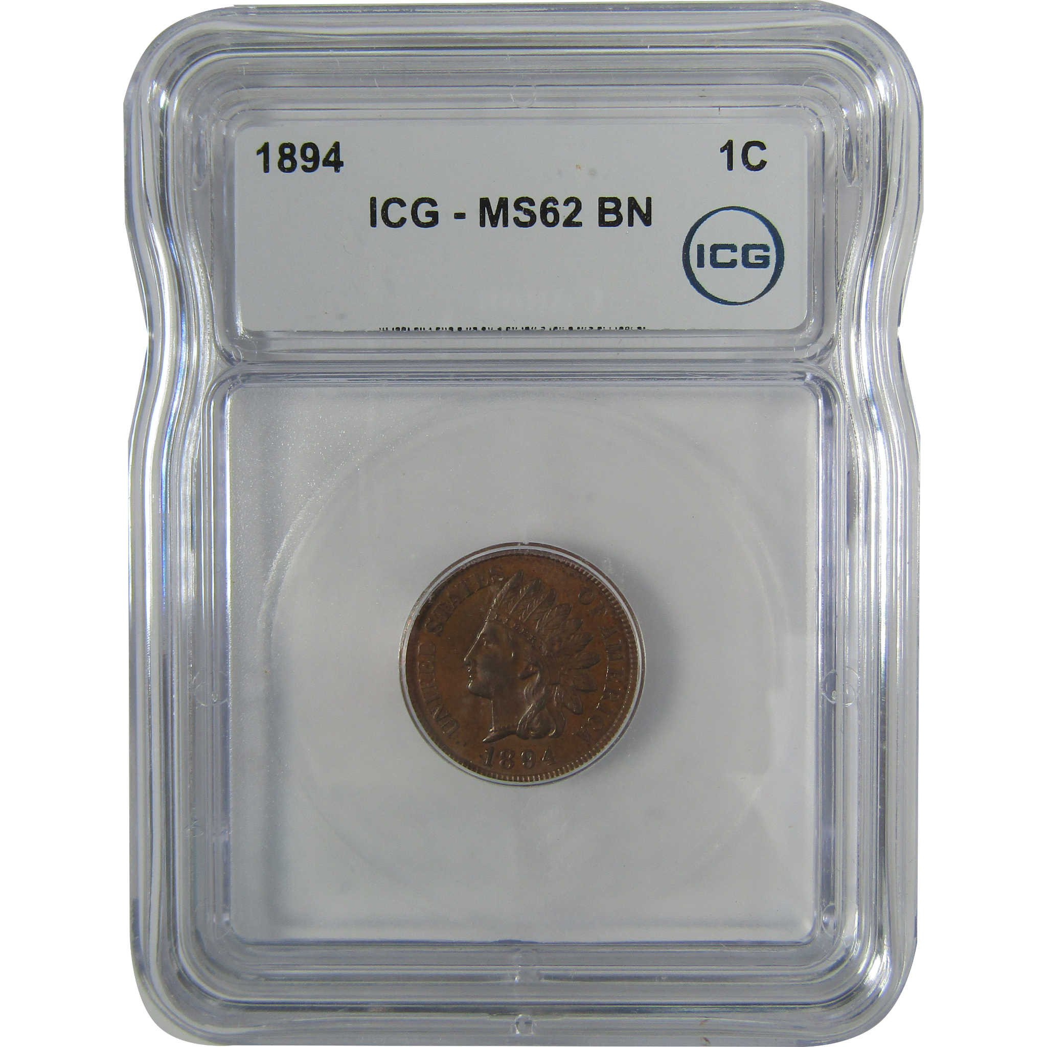 1894 Indian Head Cent MS 62 BN ICG Penny Uncirculated SKU:I22933