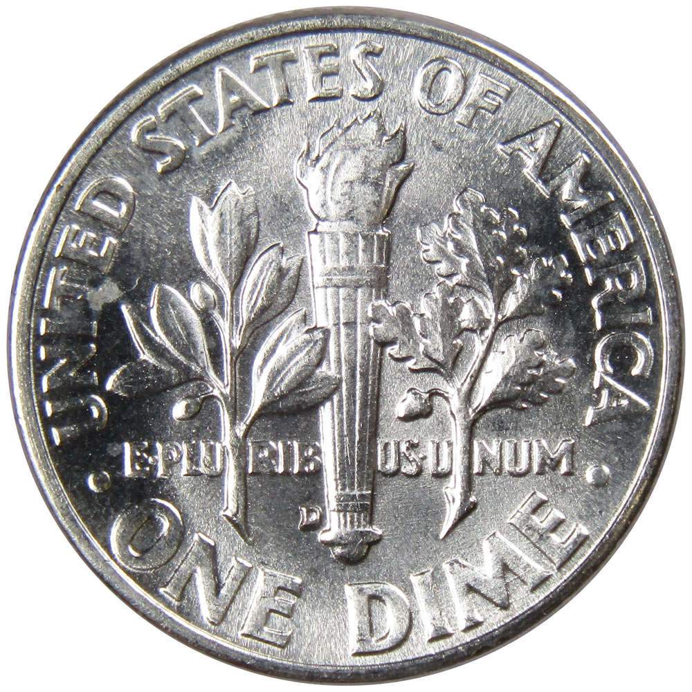 1959 D Roosevelt Silver Dime Uncirculated Mint State 10c Coin