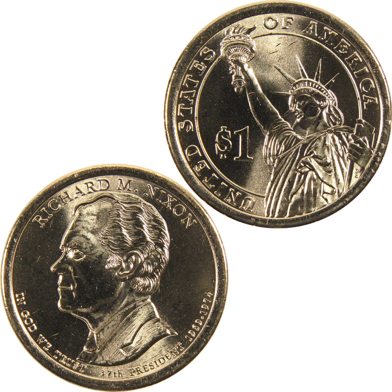 2016 D Richard M Nixon Presidential Dollar BU Uncirculated $1 Coin