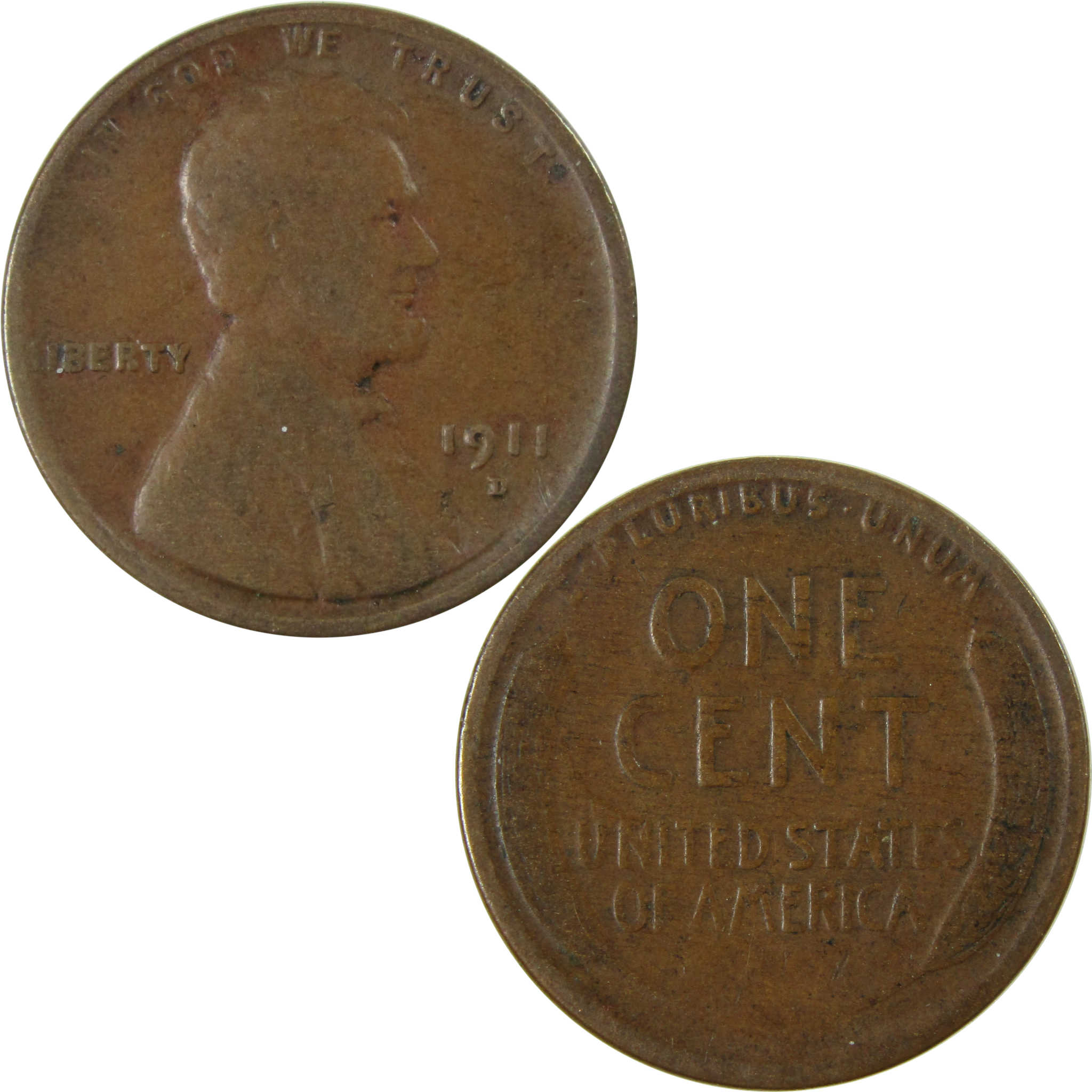 1911 D Lincoln Wheat Cent VG Very Good Penny 1c Coin SKU:I26361
