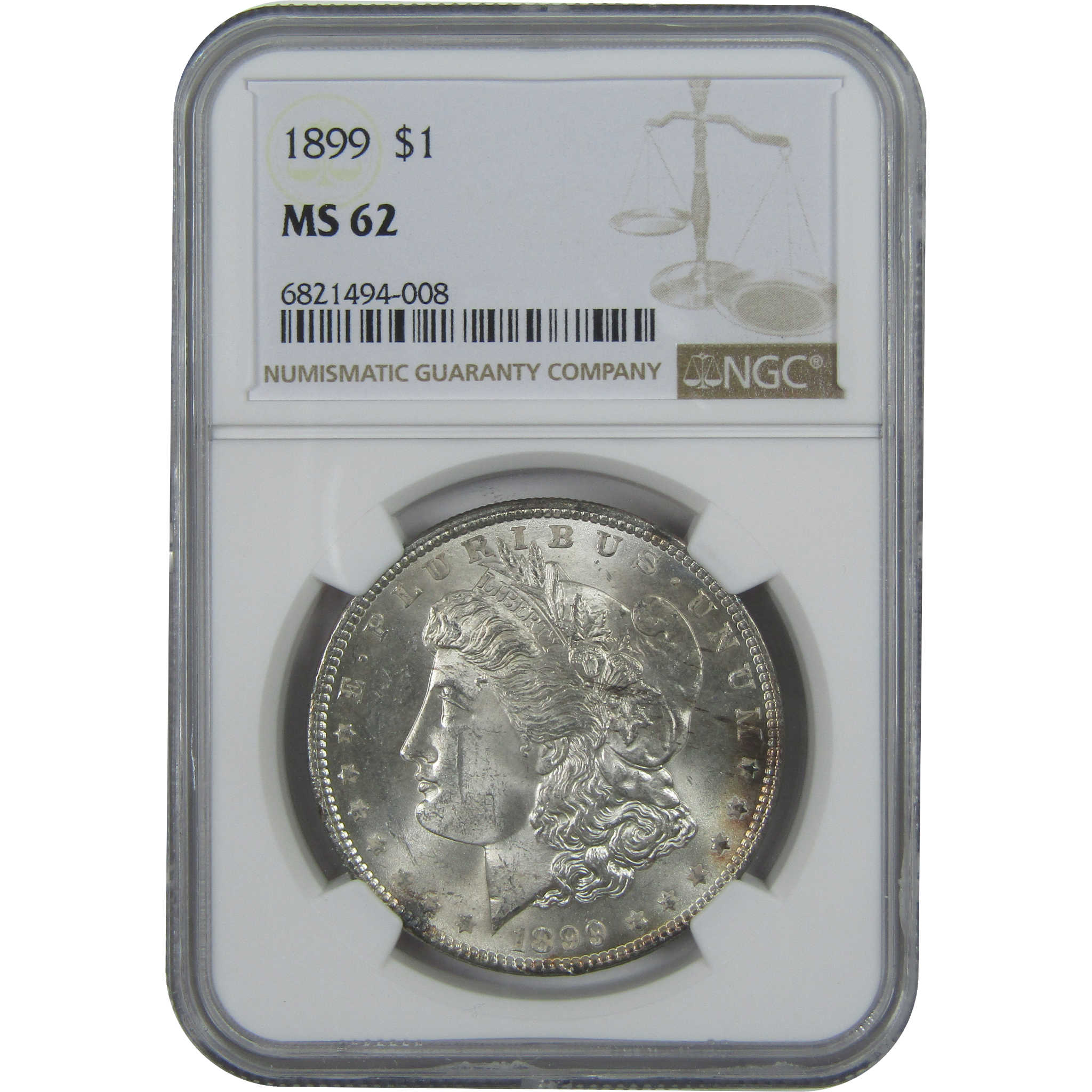 1899 Morgan Dollar MS 62 NGC Silver $1 Uncirculated Coin SKU:I16516 - Morgan coin - Morgan silver dollar - Morgan silver dollar for sale - Profile Coins &amp; Collectibles