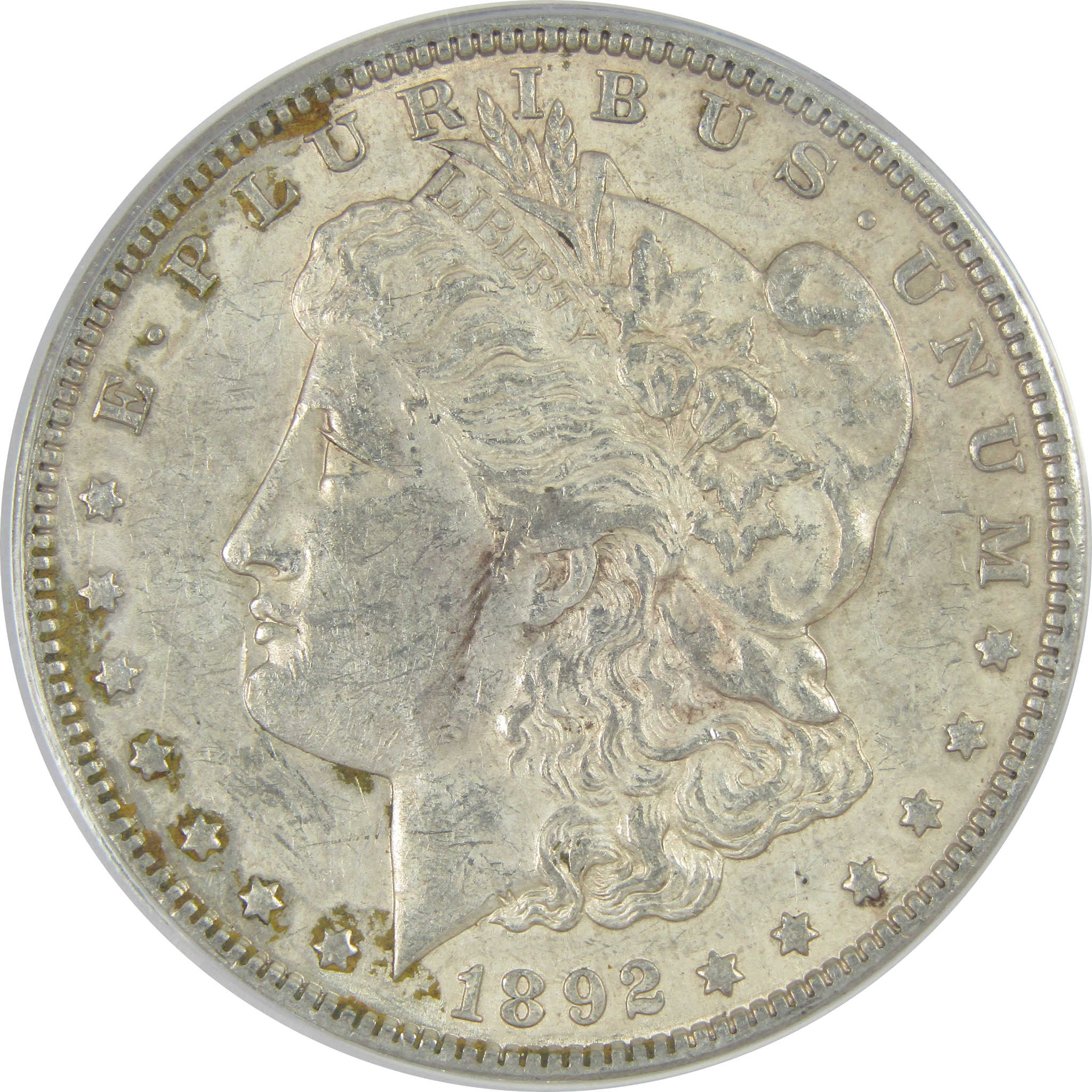 1892 Morgan Dollar EF 45 ANACS Silver $1 Coin SKU:I16376 - Morgan coin - Morgan silver dollar - Morgan silver dollar for sale - Profile Coins &amp; Collectibles