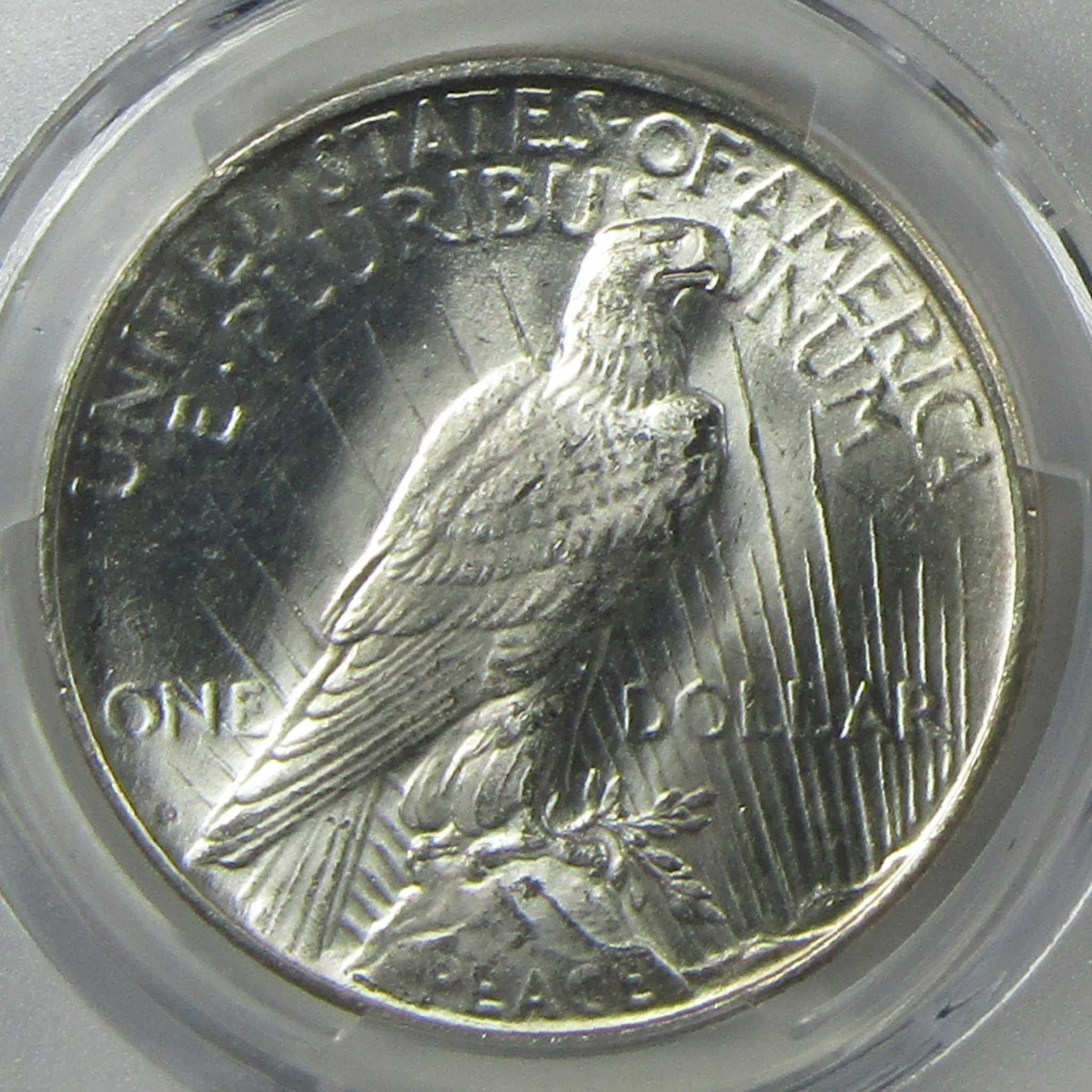1923 D Peace Silver Dollar MS 62 PCGS Uncirculated $1 Coin Collectible