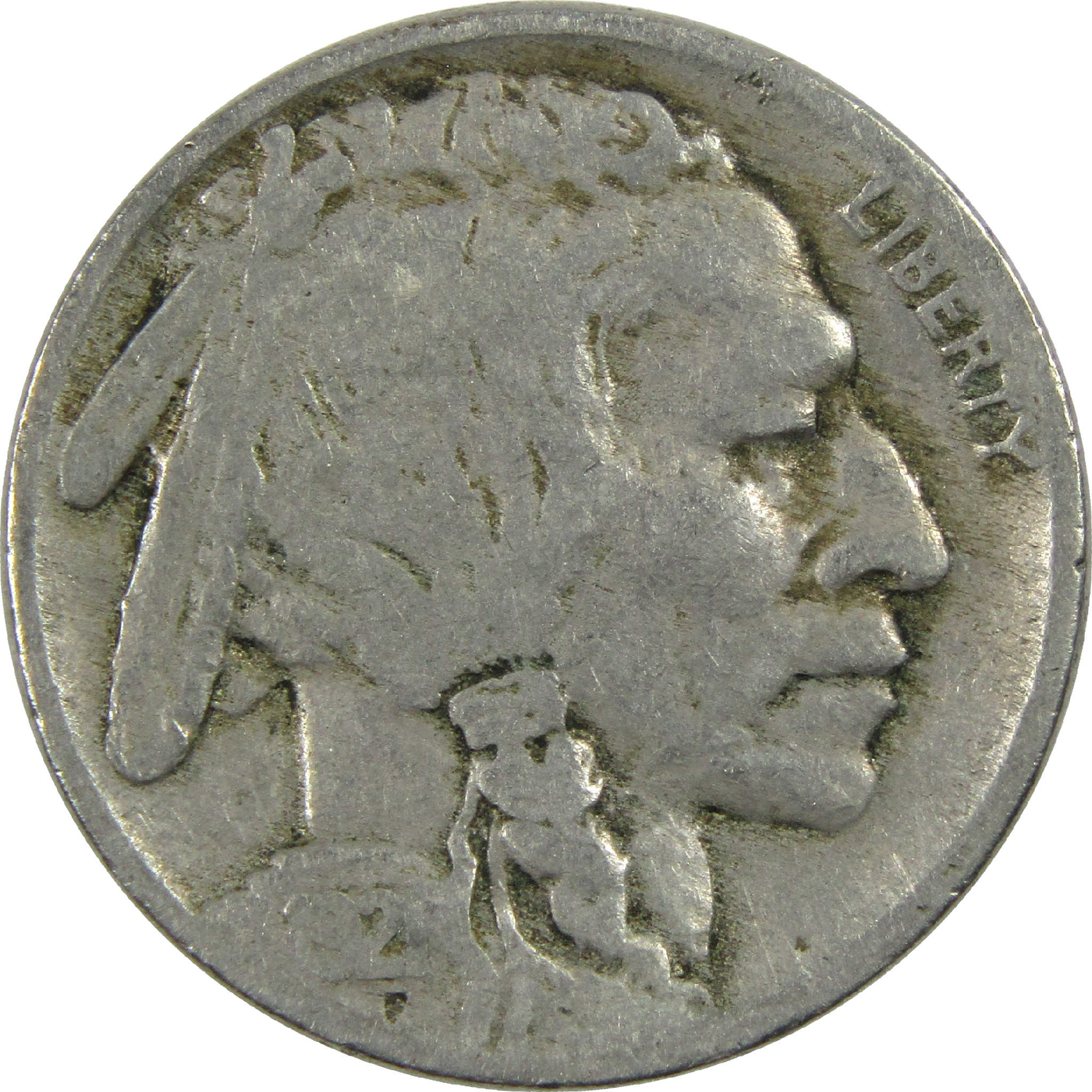 1921 Indian Head Buffalo Nickel VG Very Good 5c Coin SKU:I12608