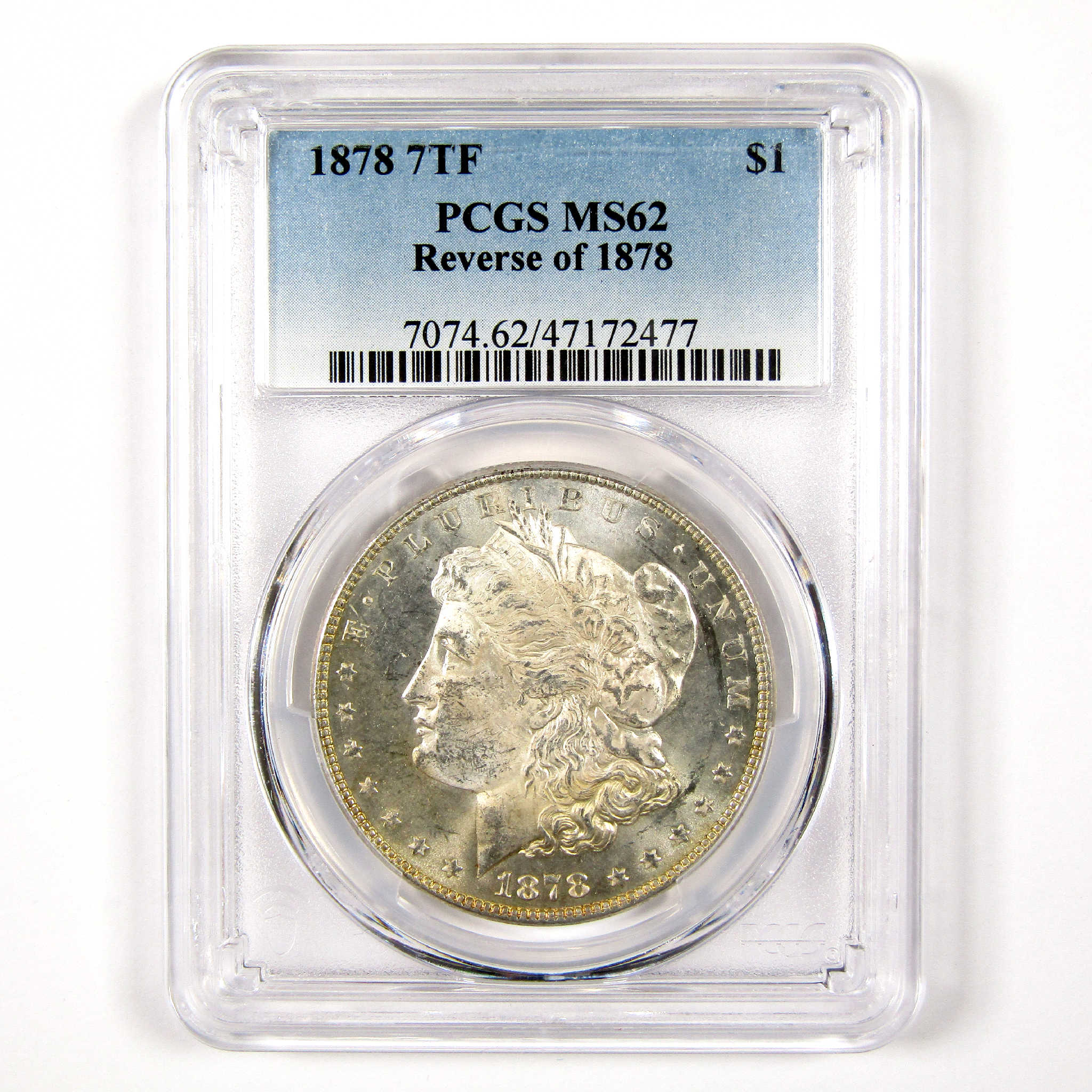 1878 7TF Rev 78 Morgan Dollar MS 62 PCGS Silver $1 Unc SKU:I11306 - Morgan coin - Morgan silver dollar - Morgan silver dollar for sale - Profile Coins &amp; Collectibles