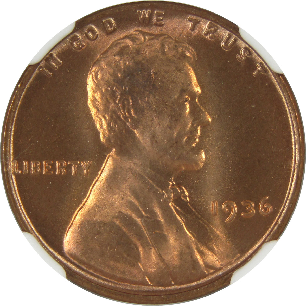 1936 Lincoln Wheat Cent MS 67 RD NGC Penny 1c Coin SKU:I28831