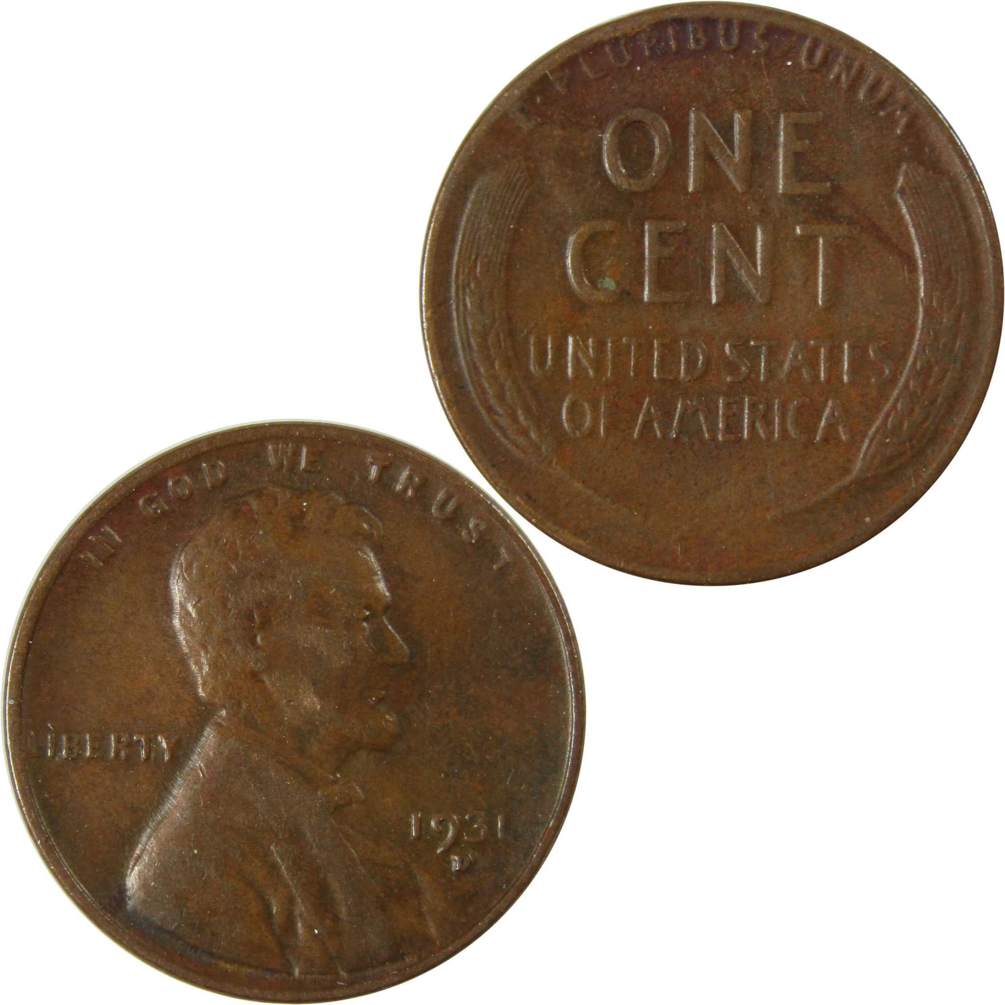 1931 D Lincoln Wheat Cent VF Very Fine Penny 1c Coin SKU:I26488