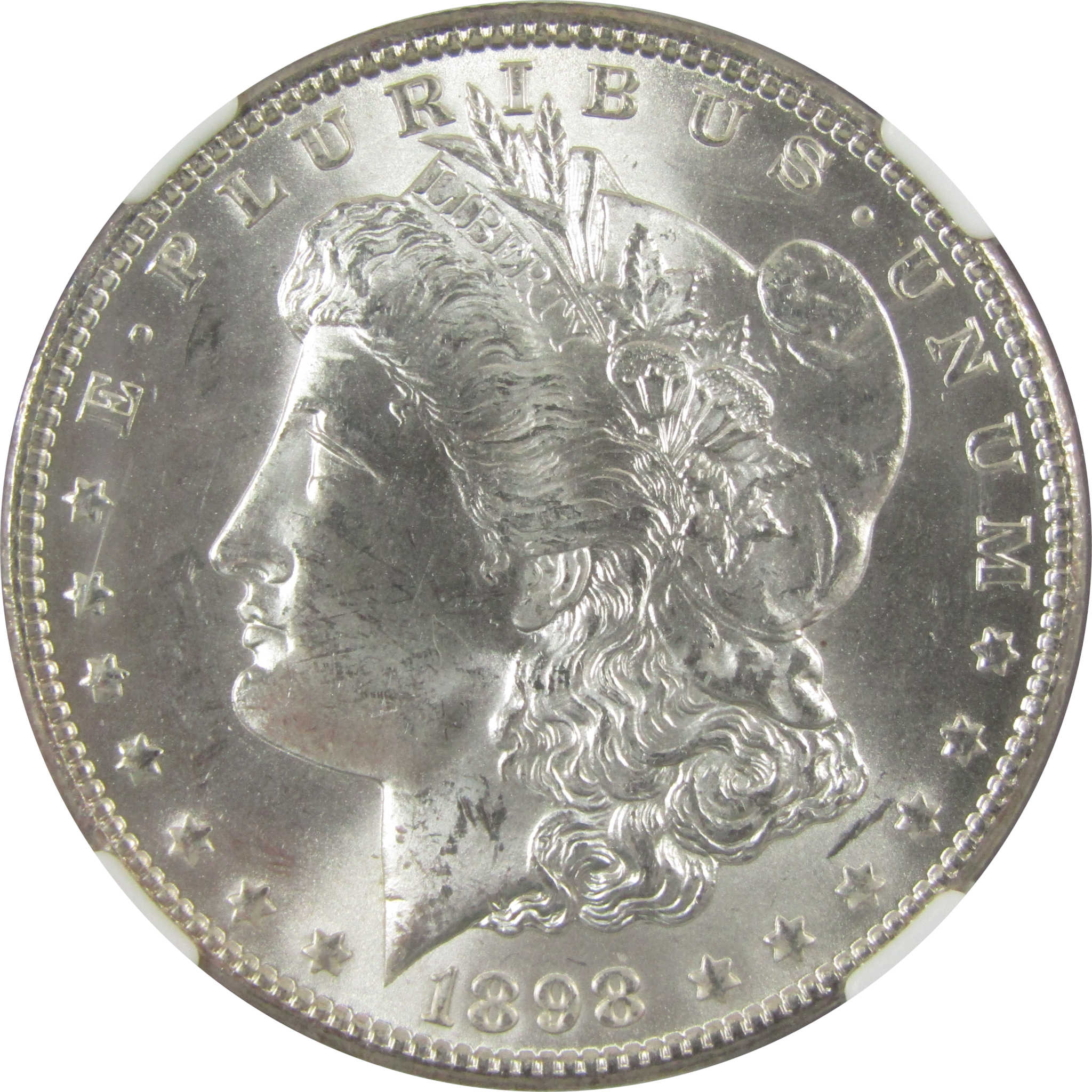 1898 O Morgan Silver Dollar MS 63 NGC Uncirculated Ryder SKU:CP1059