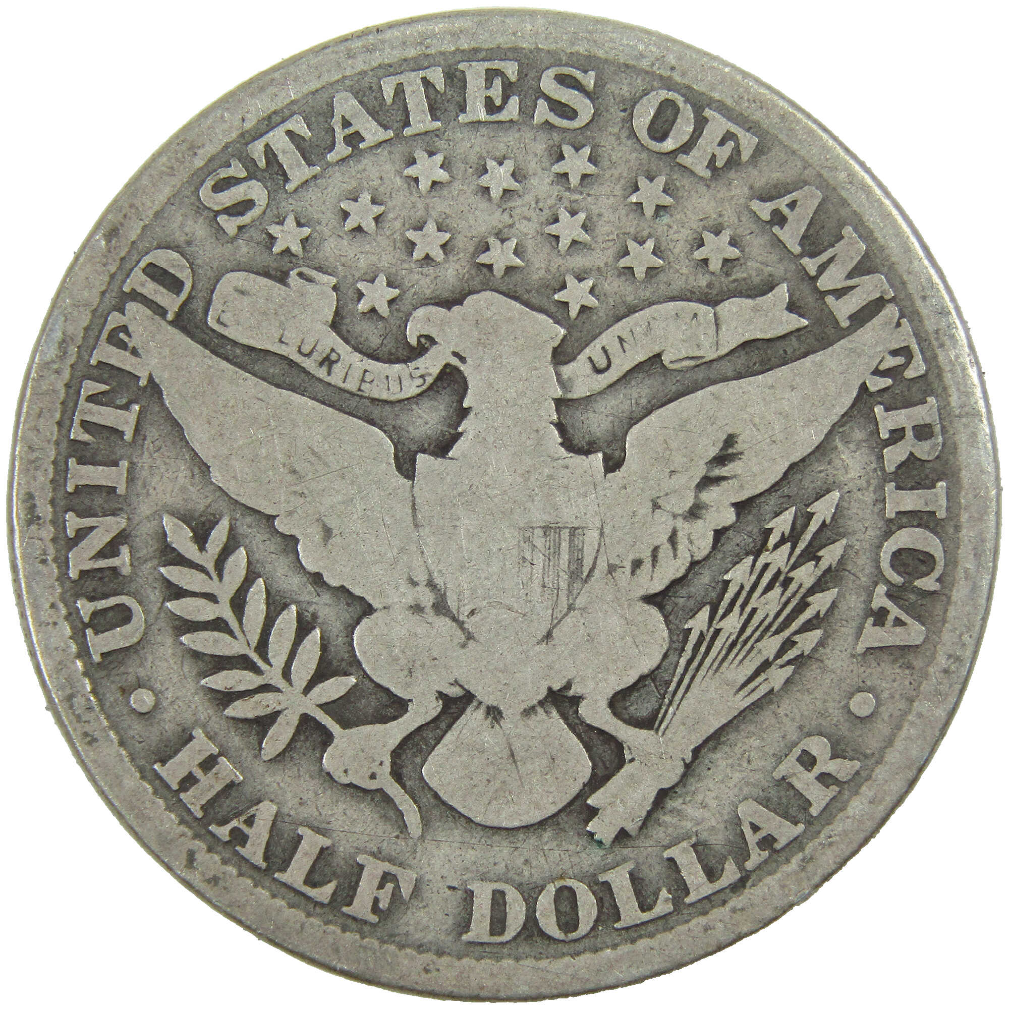 1906 Barber Half Dollar G Good Silver 50c Coin SKU:I12777