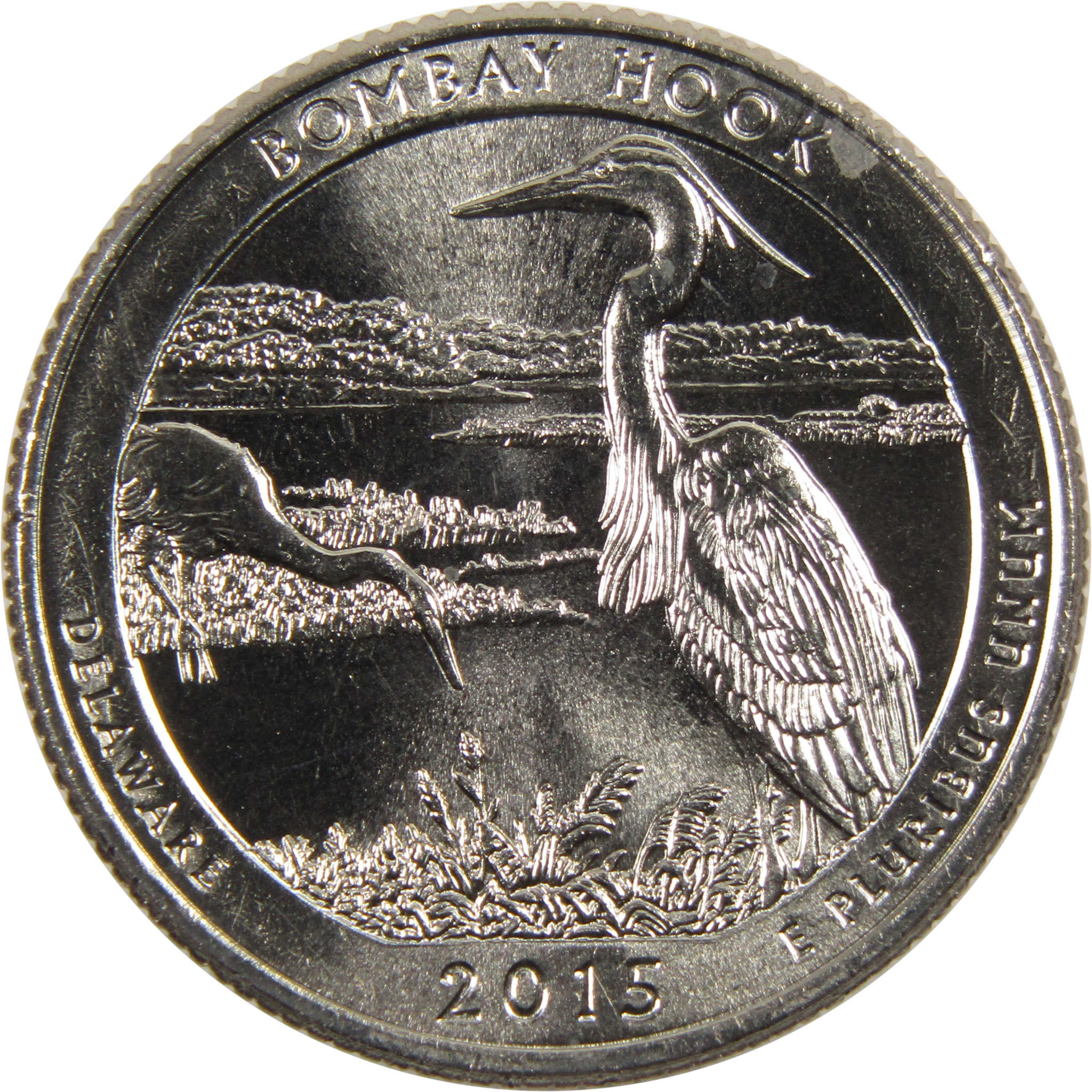 2015 D Bombay Hook National Park Quarter BU Uncirculated Clad 25c Coin