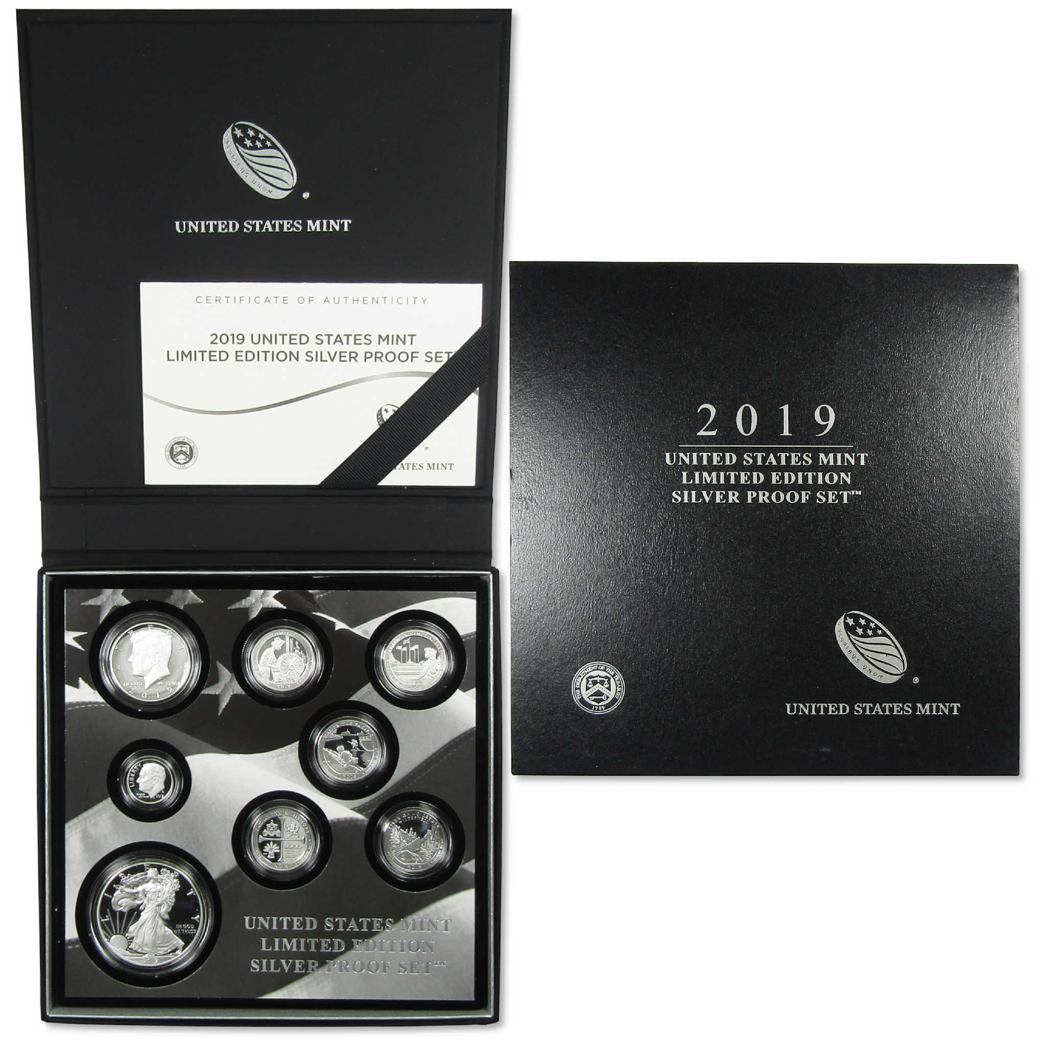 2019 U.S. Mint Limited Edition Silver Proof Set OGP COA SKU:CPC6156