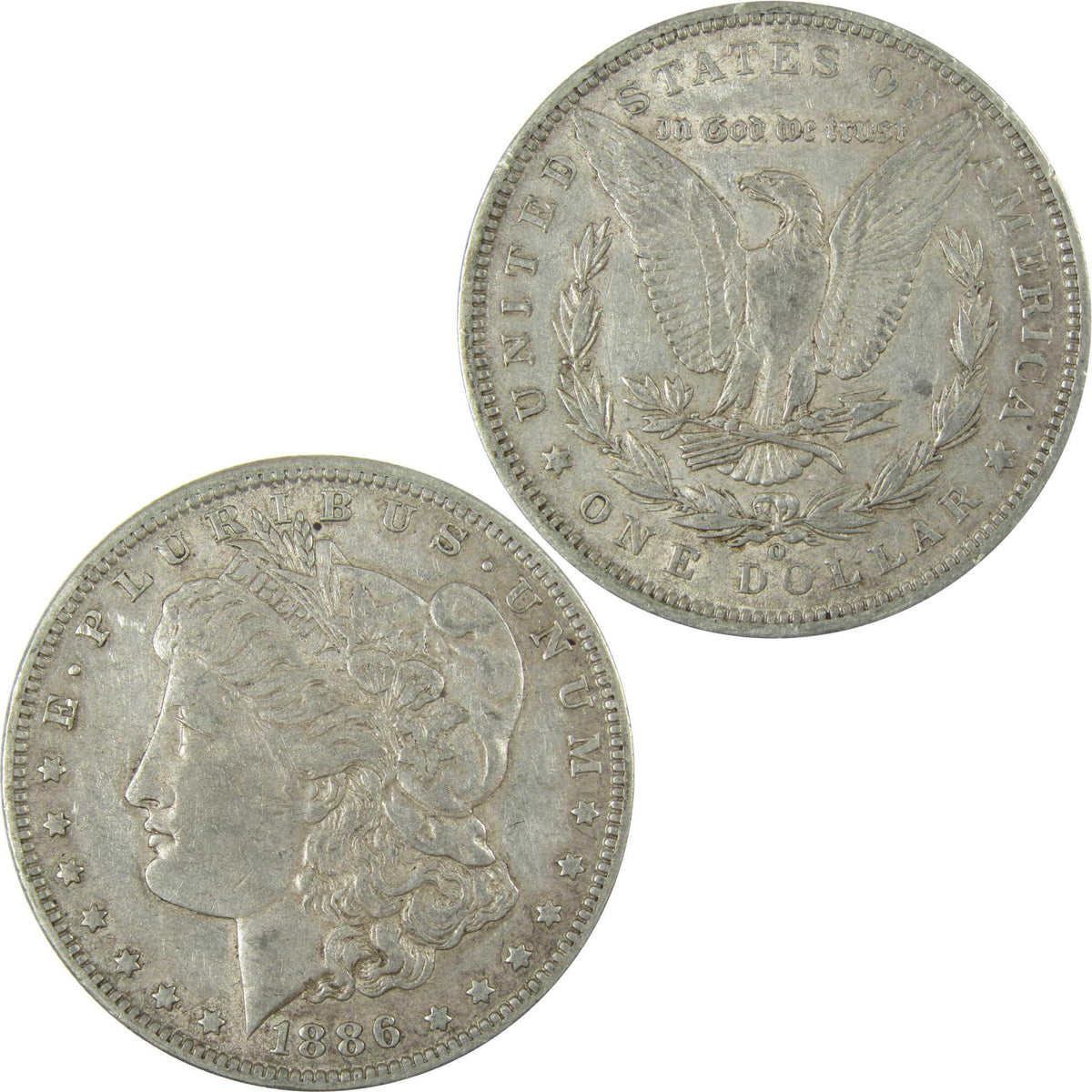 1886 O Morgan Silver Dollar XF EF Extremely Fine $1 Coin SKU:I26058 - Morgan coin - Morgan silver dollar - Morgan silver dollar for sale - Profile Coins &amp; Collectibles