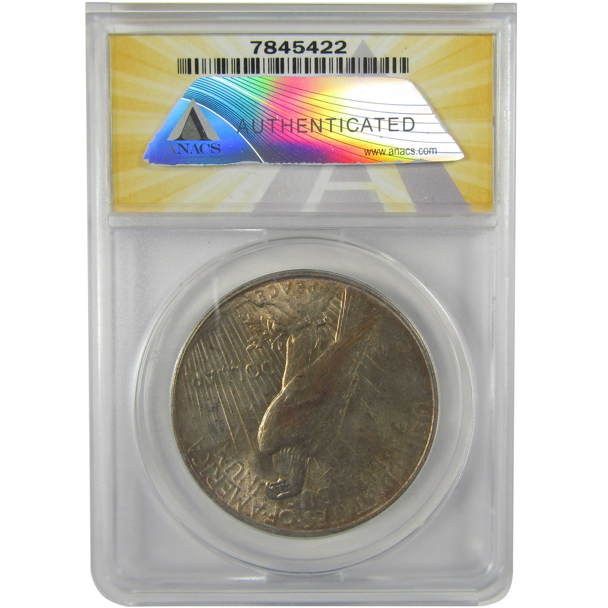 1935 Peace Dollar MS 60 Details ANACS Silver Uncirculated SKU:I21621