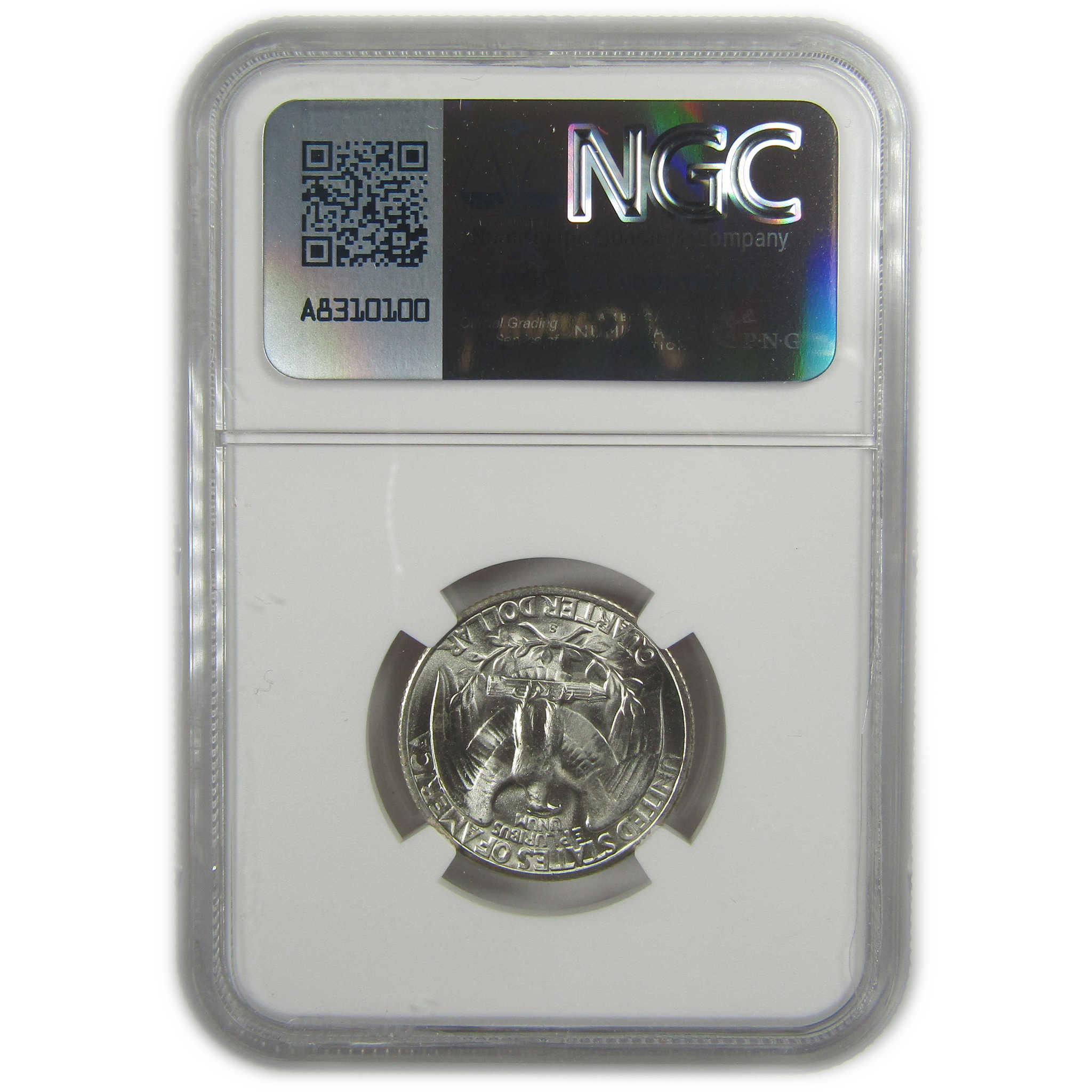 1946 S Washington Quarter MS 66 NGC Silver Bag Fragment SKU:I20511