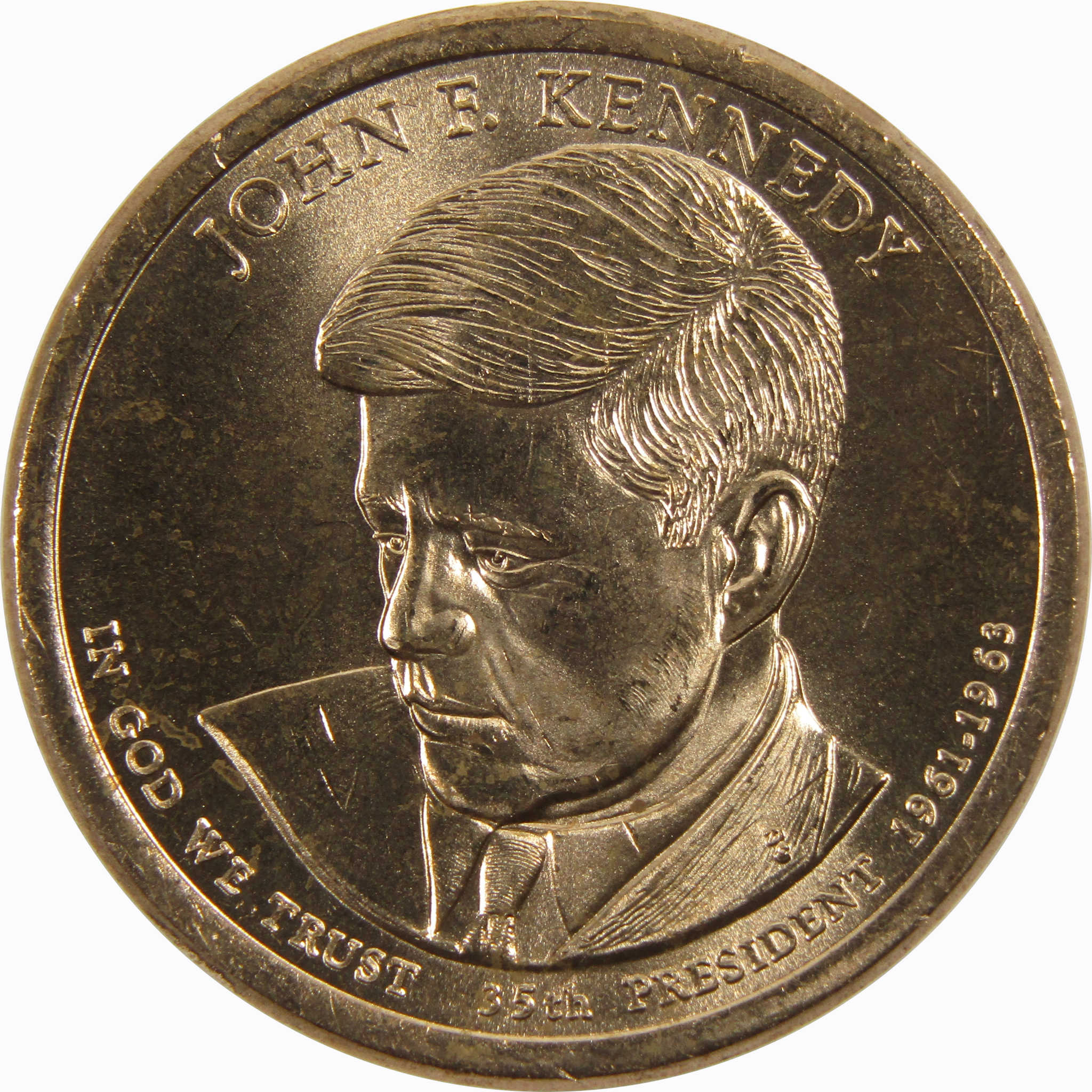 2015 P John F Kennedy Presidential Dollar BU Uncirculated $1 Coin