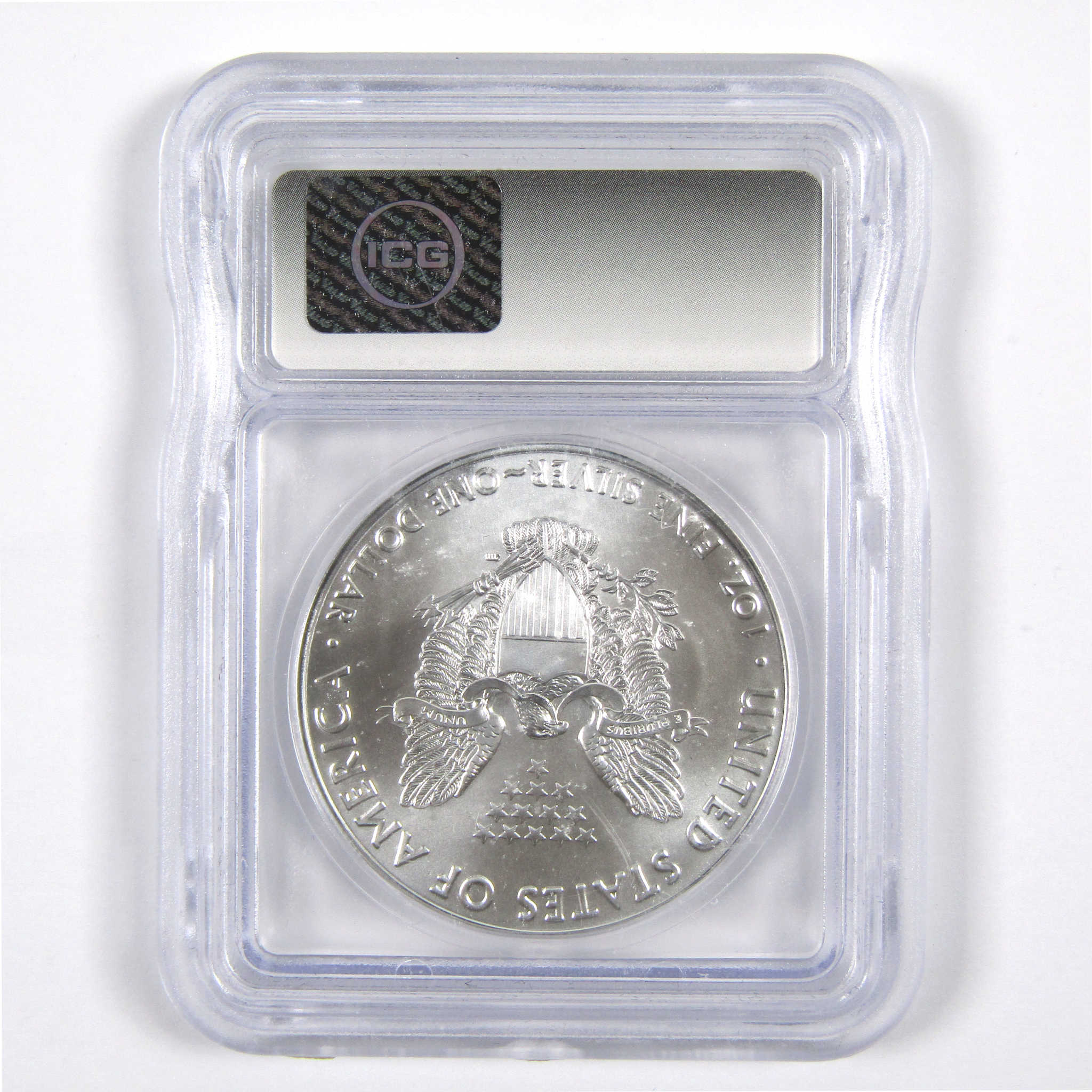 2018 American Eagle Dollar MS 70 ICG 1 oz .999 Silver SKU:CPC3694