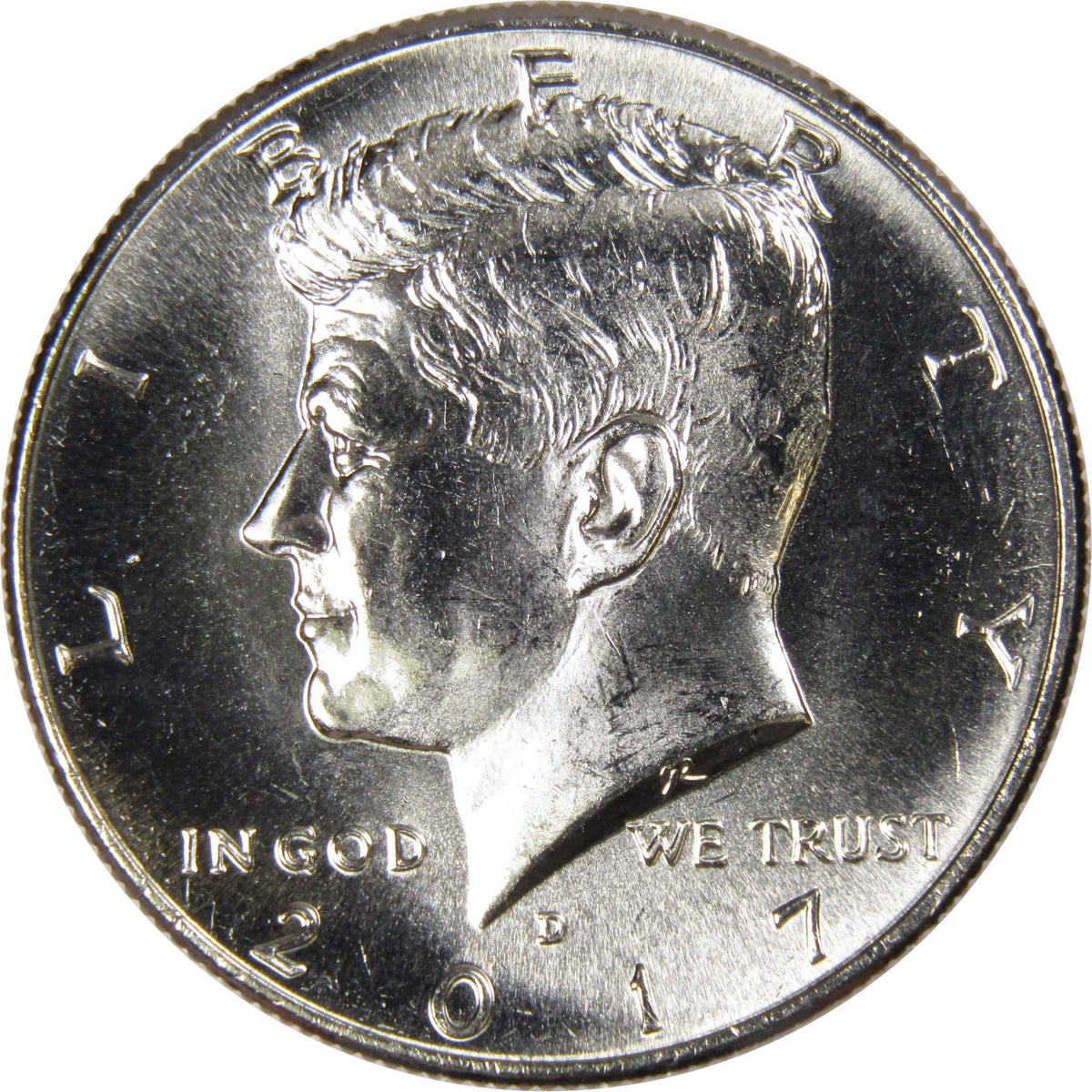 2017 D Kennedy Half Dollar Clad Uncirculated Mint State 50c Coin
