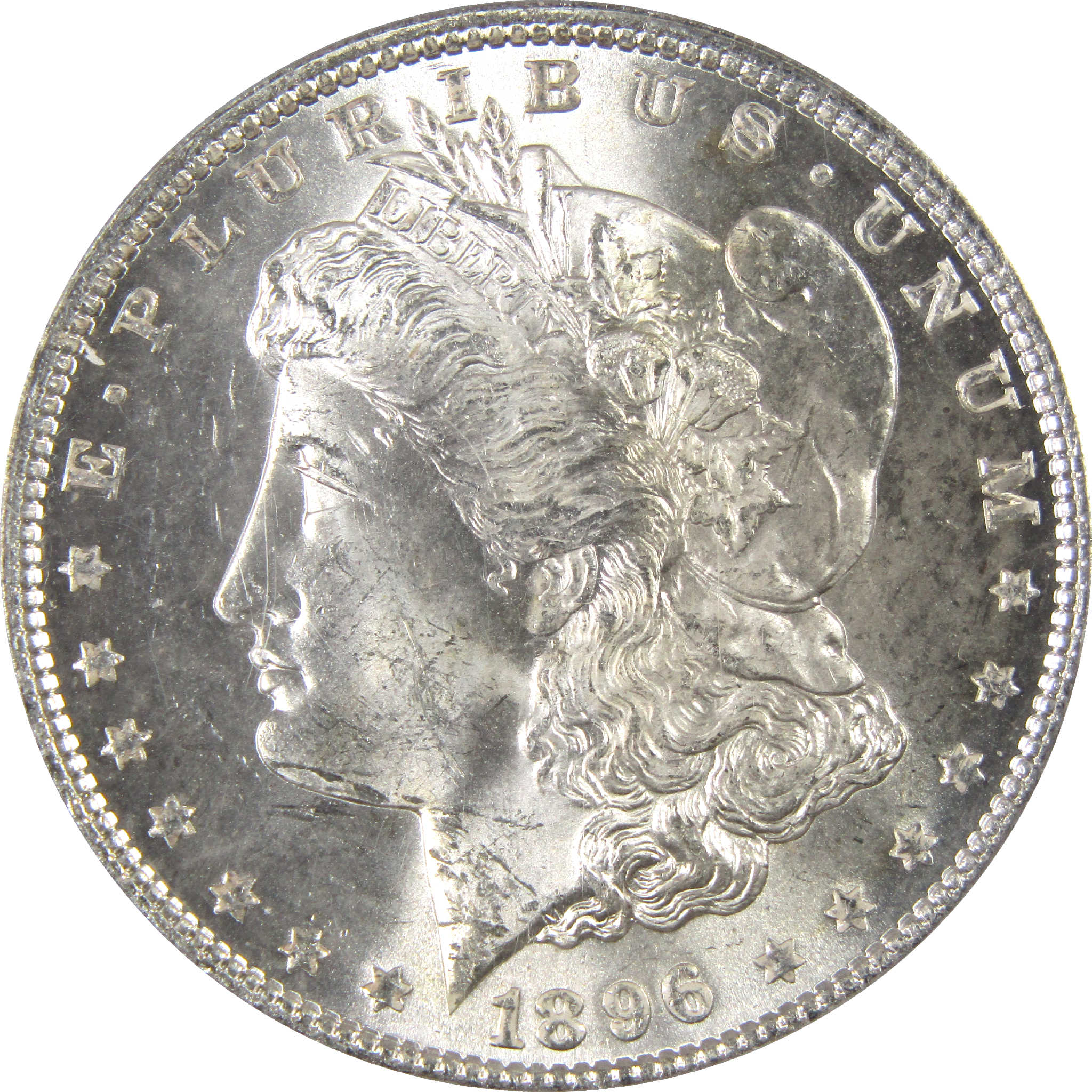 1896 Morgan Dollar MS 63 PCGS Silver $1 Uncirculated Coin SKU:I11422 - Morgan coin - Morgan silver dollar - Morgan silver dollar for sale - Profile Coins &amp; Collectibles