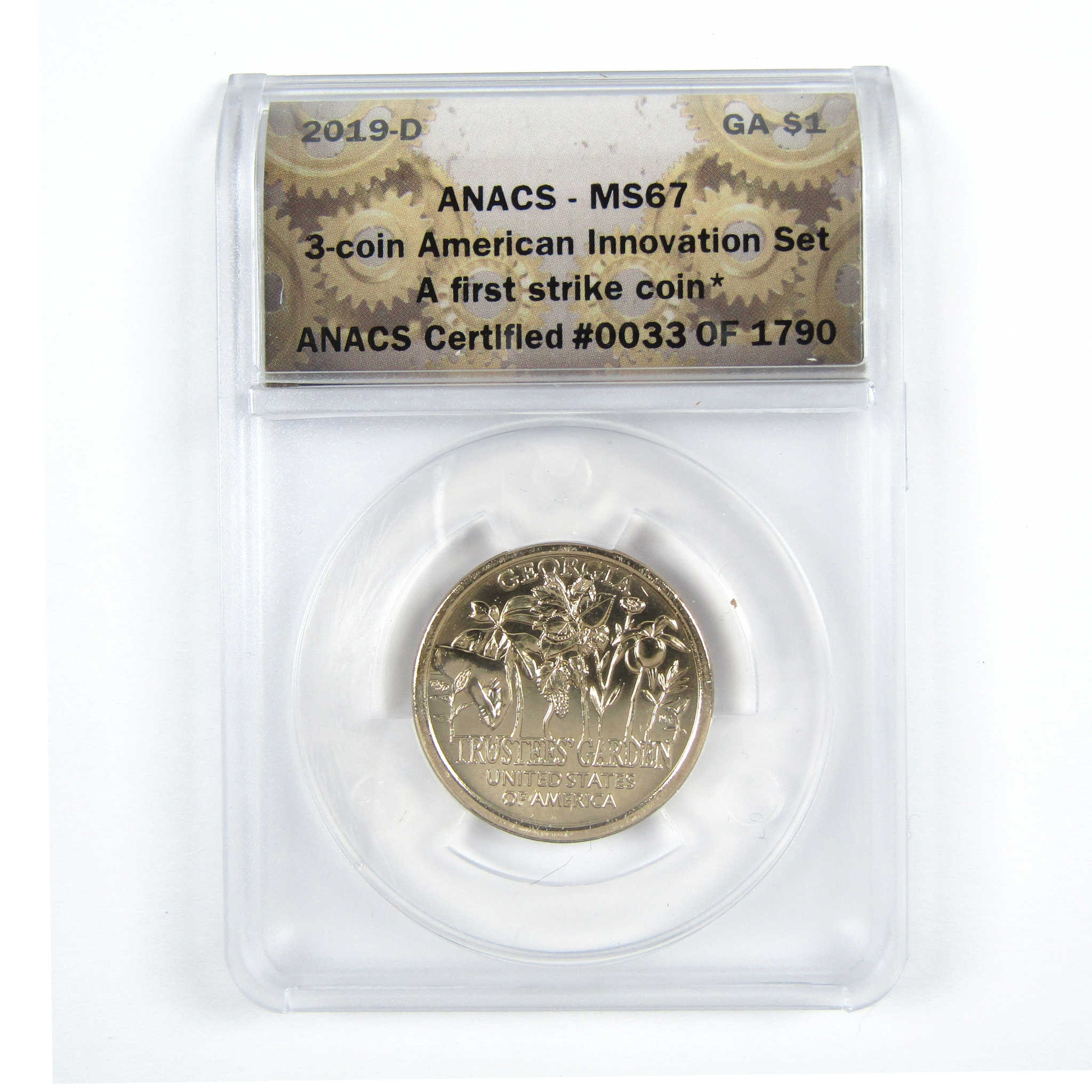 2019 PDS Trustee's Garden Innovation Dollar Set ANACS SKU:CPC6183