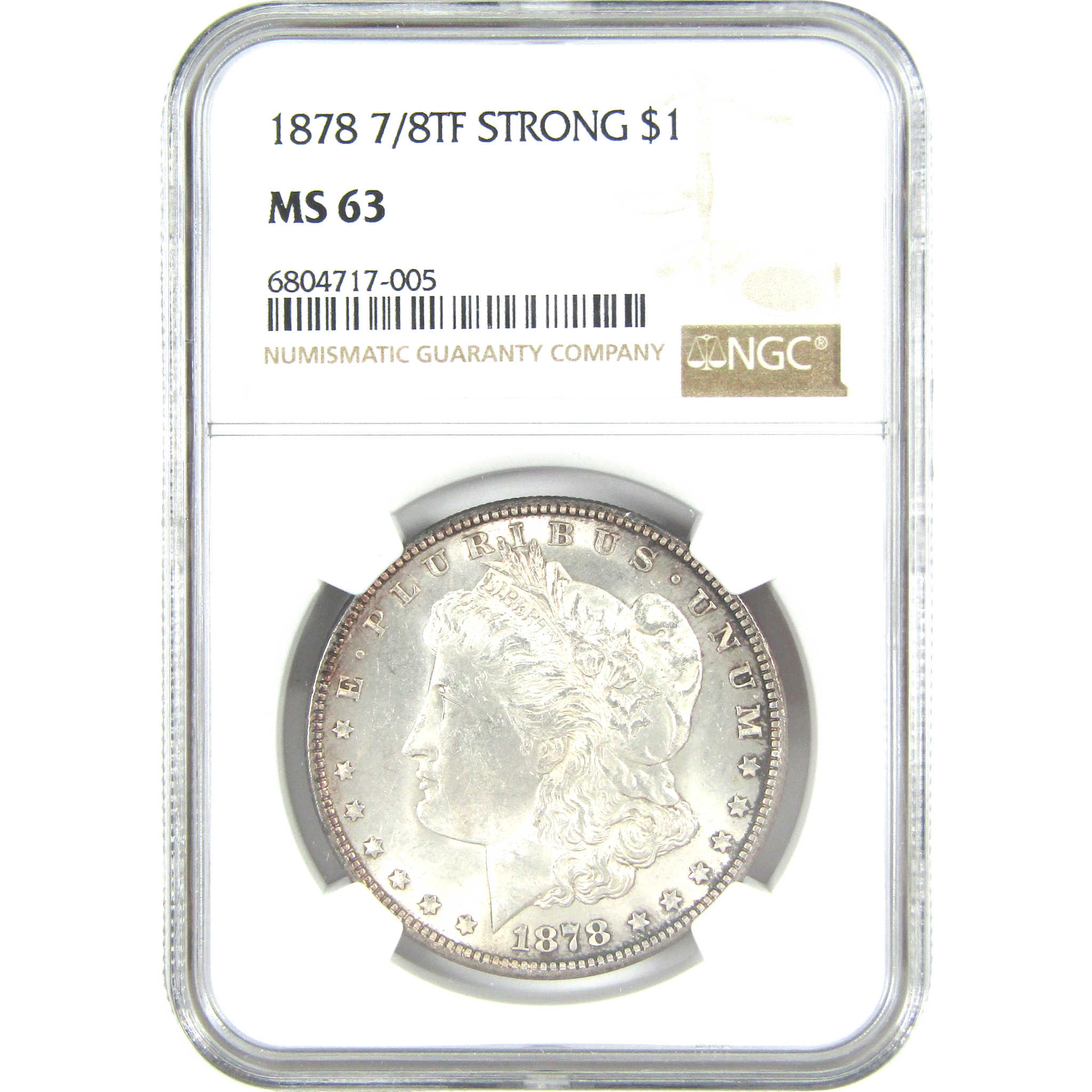 1878 7/8TF Strong Morgan Dollar MS 63 NGC Silver $1 Coin SKU:I16419 - Morgan coin - Morgan silver dollar - Morgan silver dollar for sale - Profile Coins &amp; Collectibles