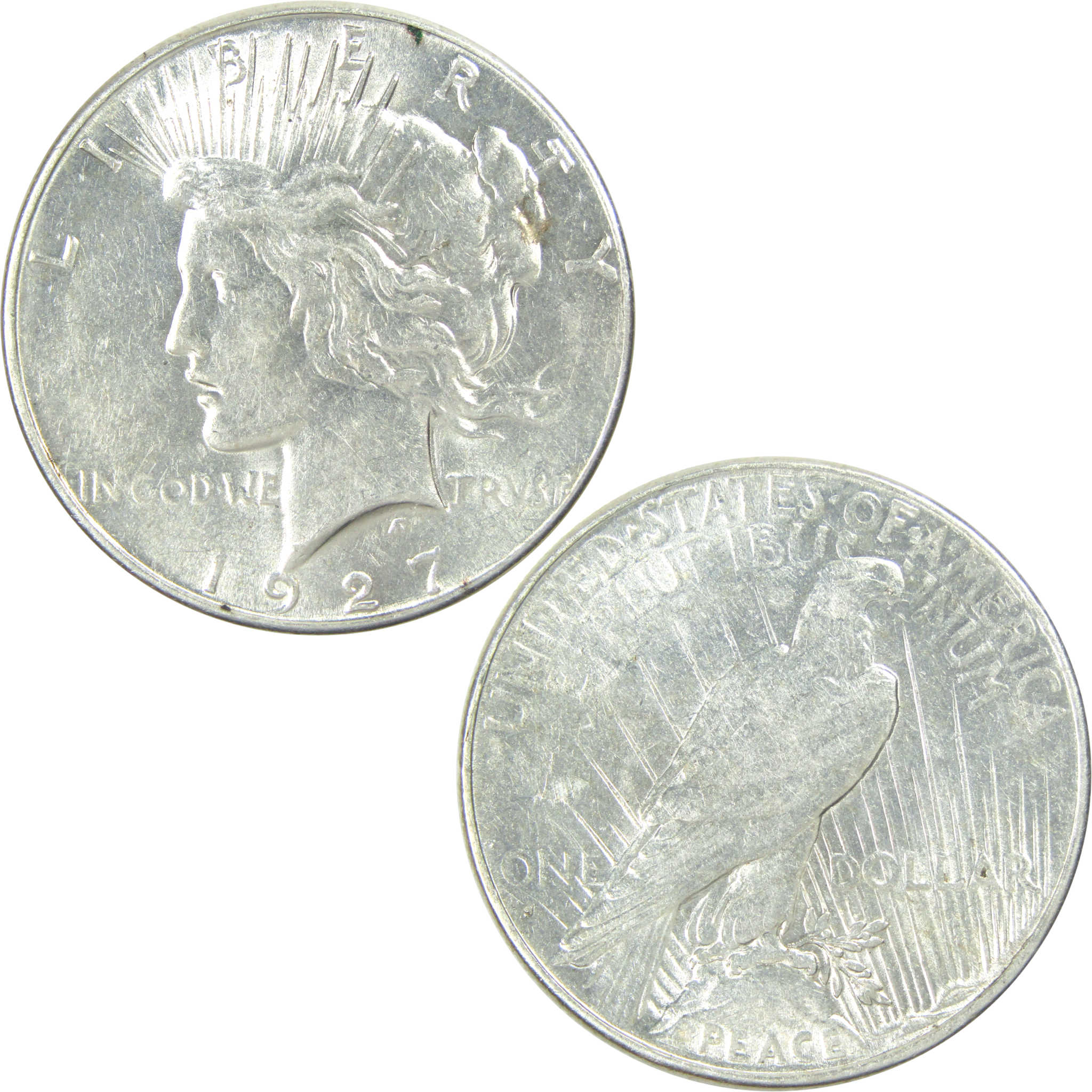 1927 S Peace Dollar CH AU Choice About Uncirculated Silver SKU:I15591