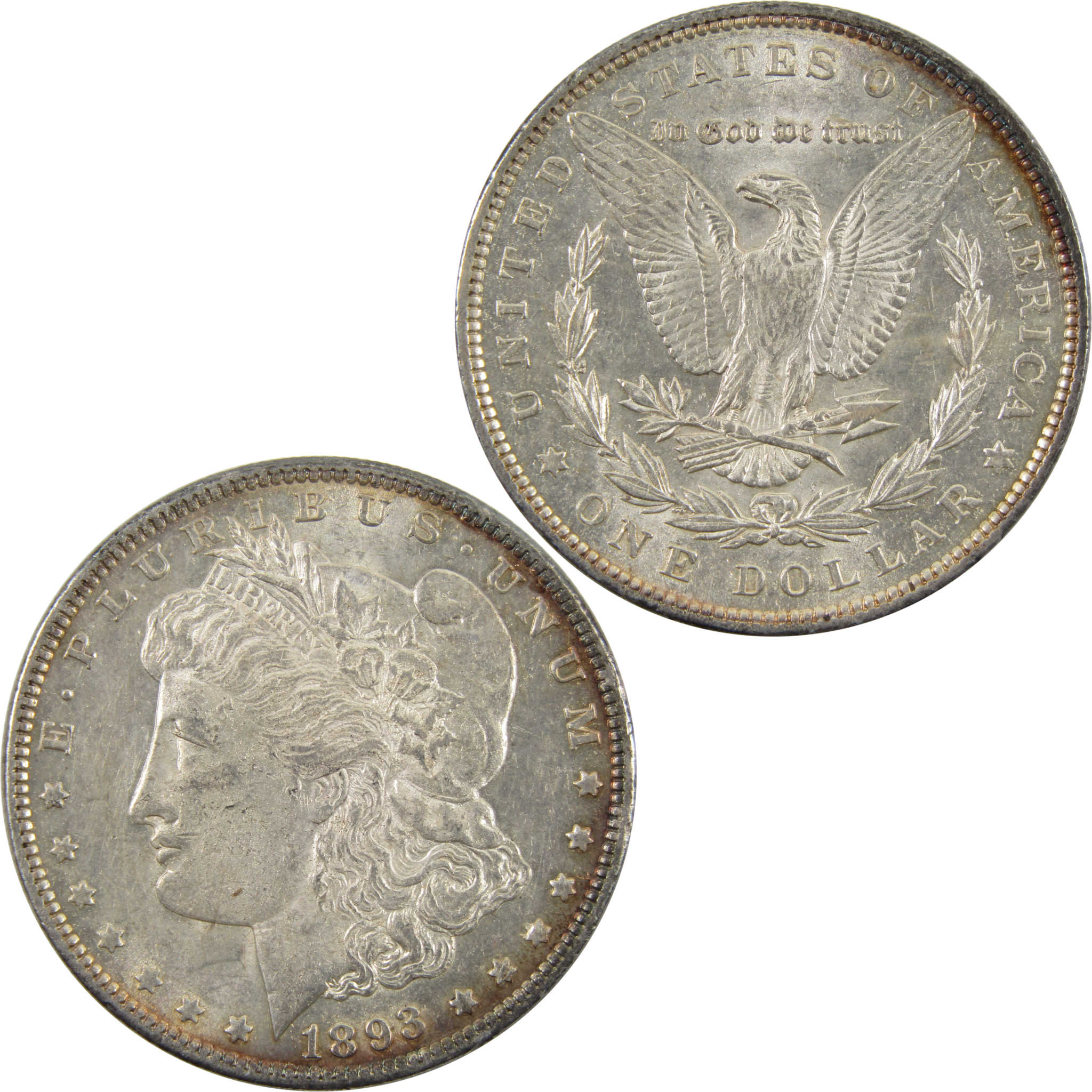 1893 Morgan Dollar CH AU 90% Silver $1 Coin SKU:I10655 - Morgan coin - Morgan silver dollar - Morgan silver dollar for sale - Profile Coins &amp; Collectibles